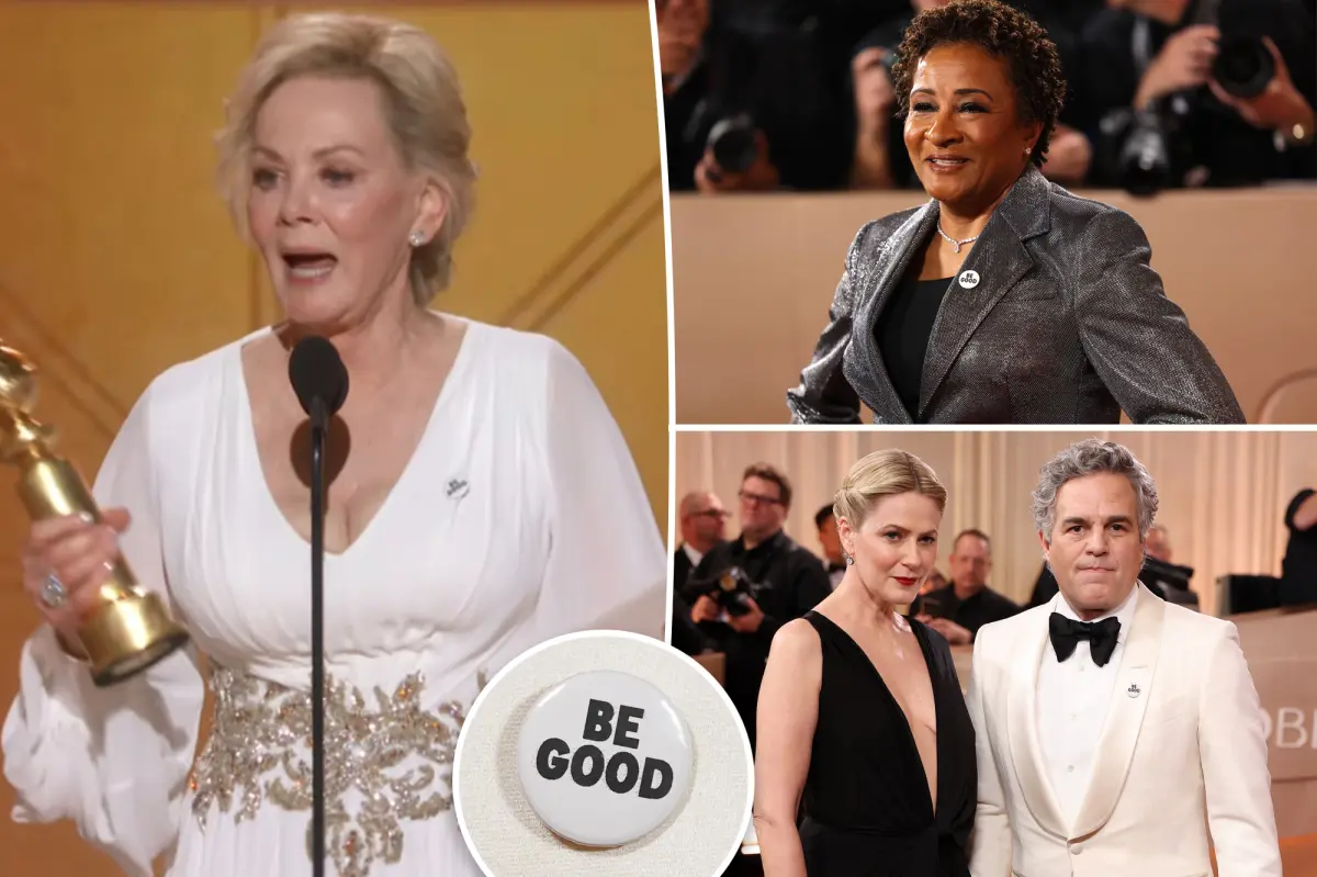 Mark Ruffalo, Wanda Sykes, Jean Smart make anti-ICE statement at 2026 Golden Globes