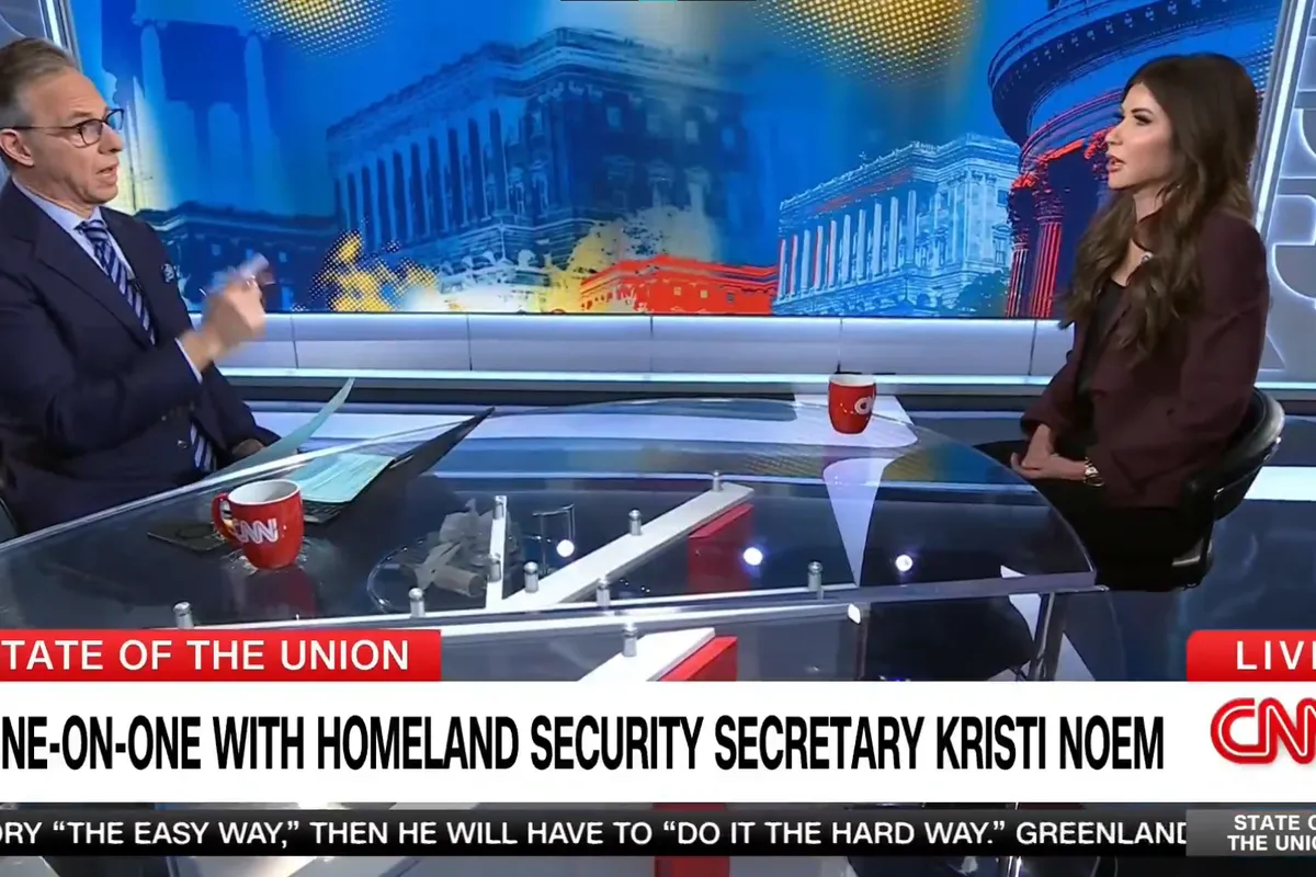 Tapper calls out Noem for dodging questions: ‘I know you’d like to make me the topic’