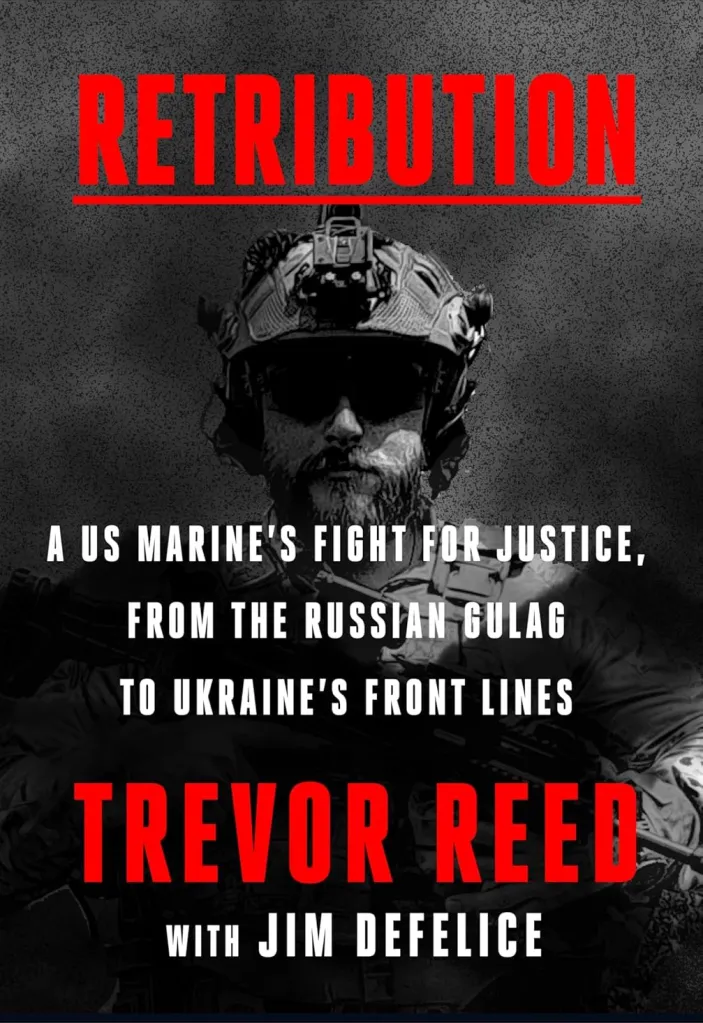 Book cover for "Retribution" by Trevor Reed with Jim DeFelice, featuring a soldier in tactical gear.
