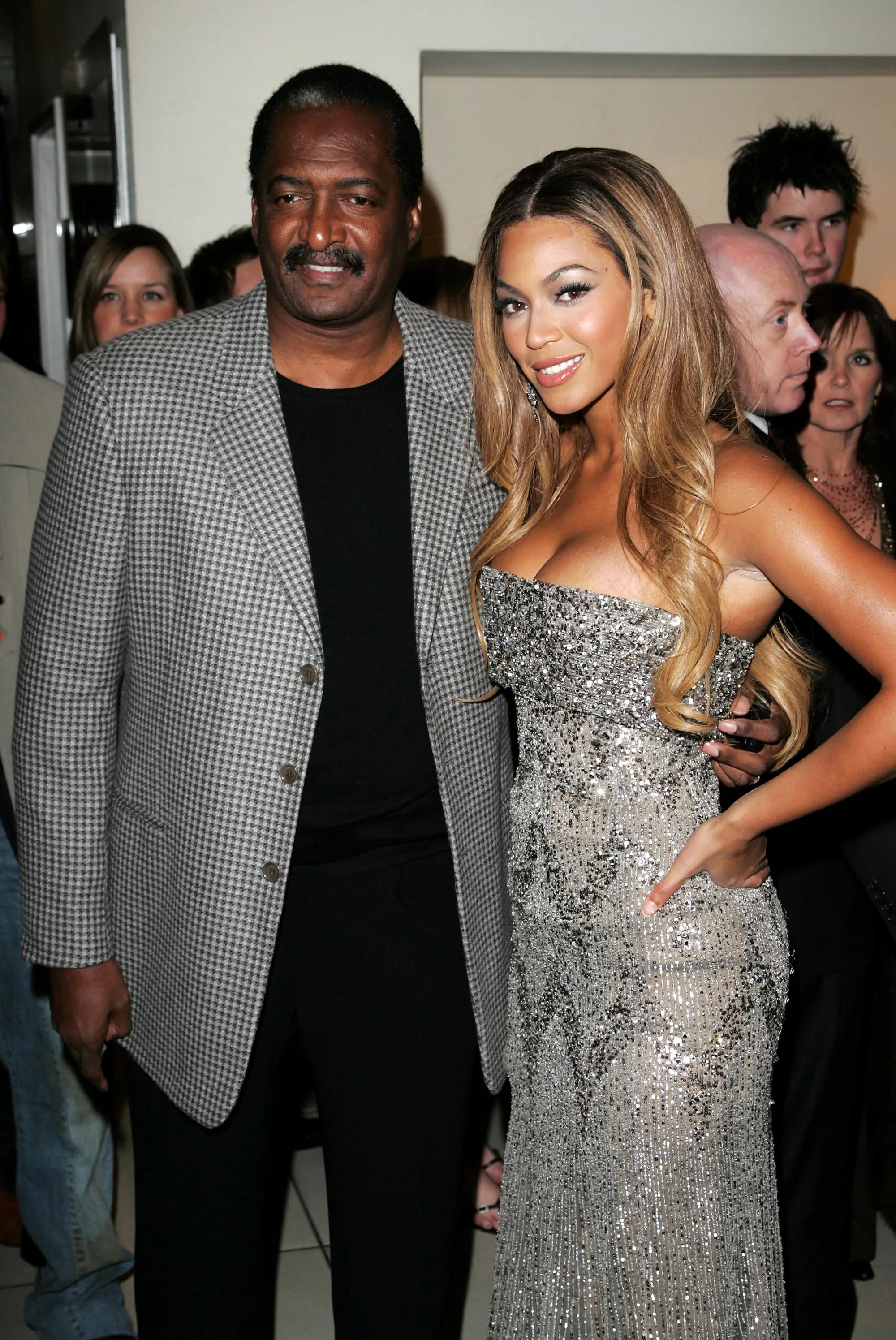 Mathew Knowles and Beyoncé 