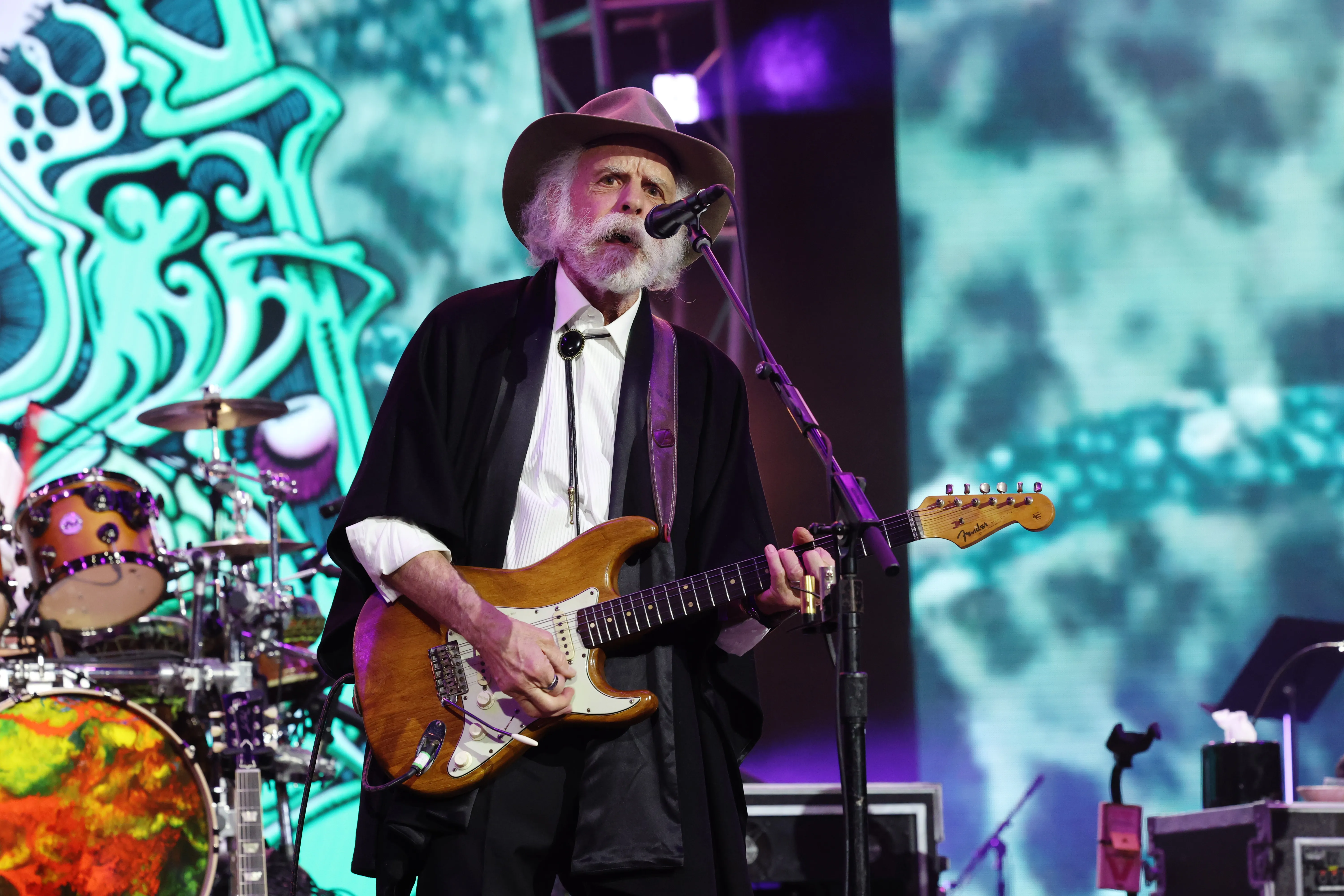 Bob Weir performing onstage at the 2025 MusiCares Persons of the Year event.
