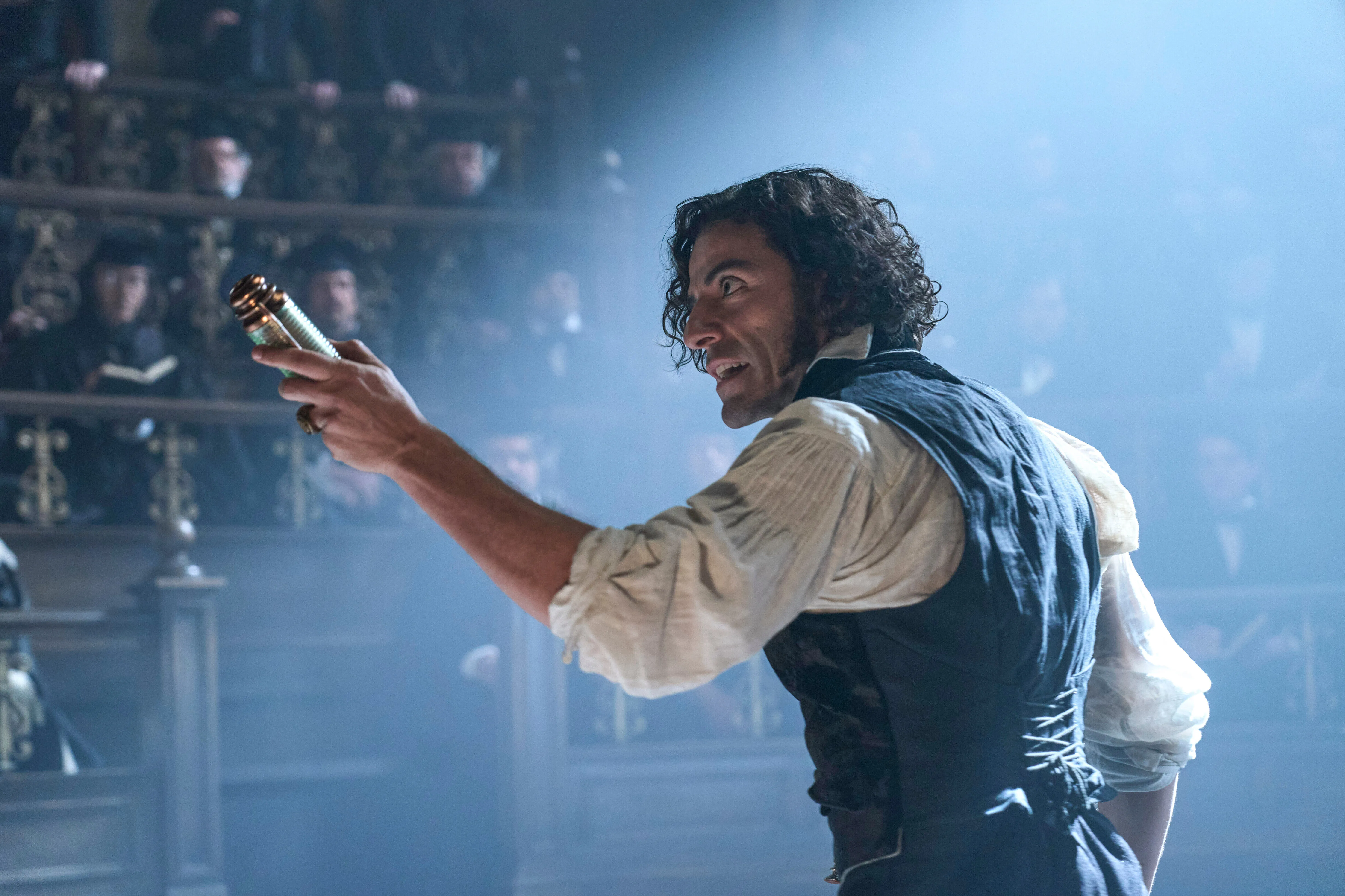 Oscar Issac in "Frankenstein."