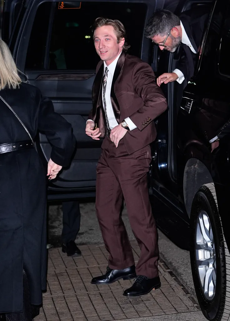 Jeremy Allen White is seen arriving to the 35th Gotham Film Awards on December 1, 2025.