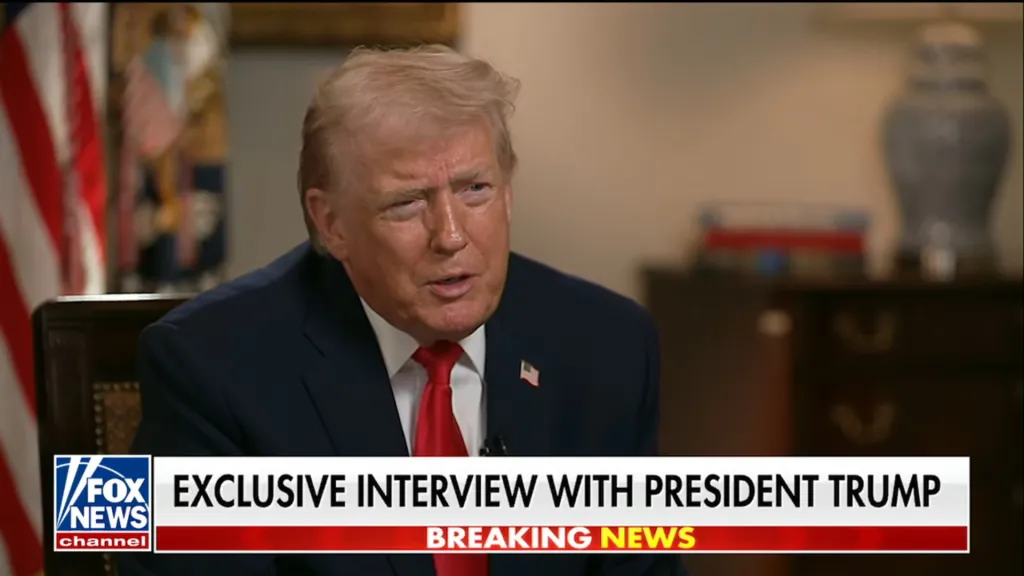 President Donald Trump announced his plans to meet Venezuelan opposition leader María Corina Machado during an interview on Fox News'