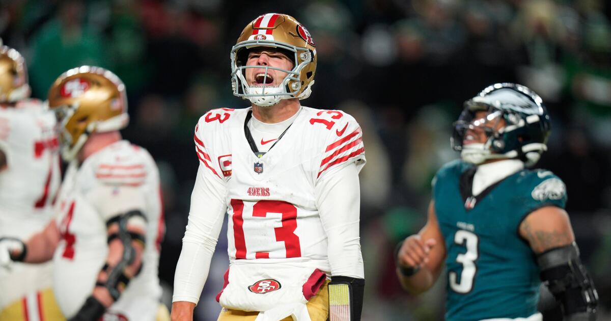 Brock Purdy and 49ers eliminate defending Super Bowl champion Eagles