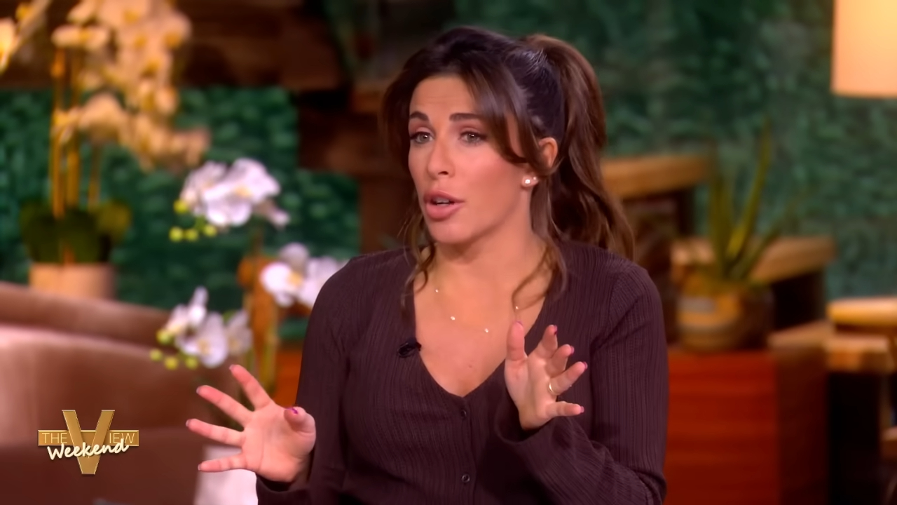 Alyssa Farah Griffin talking with her hands on "The View Weekend."