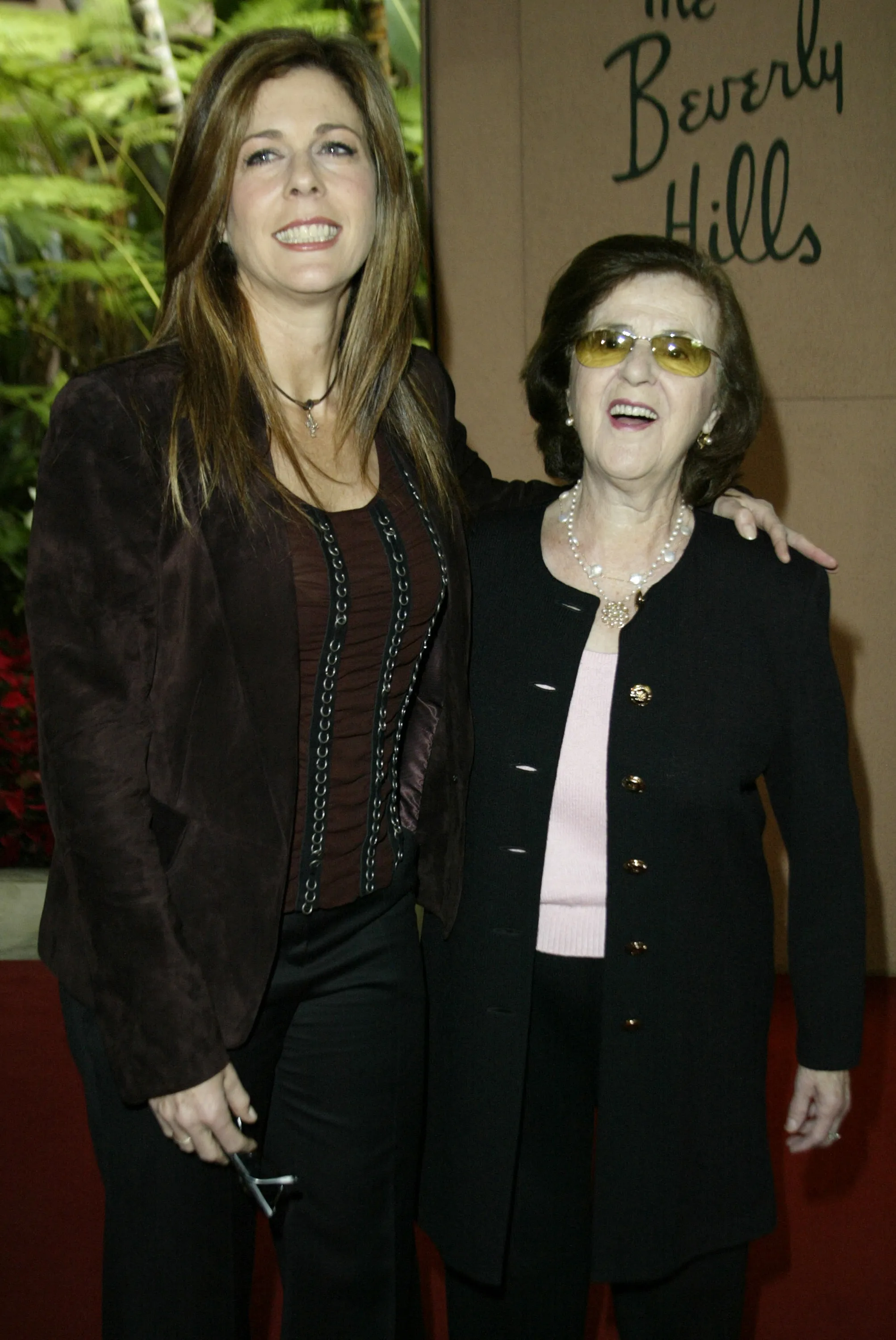 Rita Wilson and her mother, Dorothea, smiling.