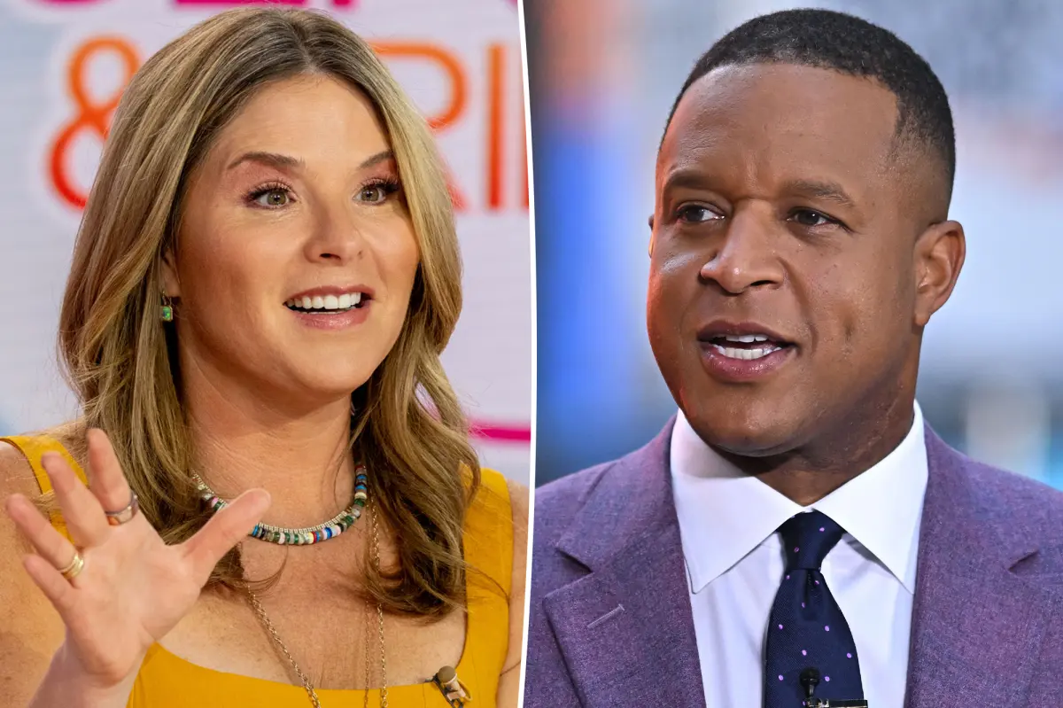 Craig Melvin accidentally reveals Jenna Bush Hager’s career pivot during live ‘Today’ show: ‘You cannot tell Craig anything!’
