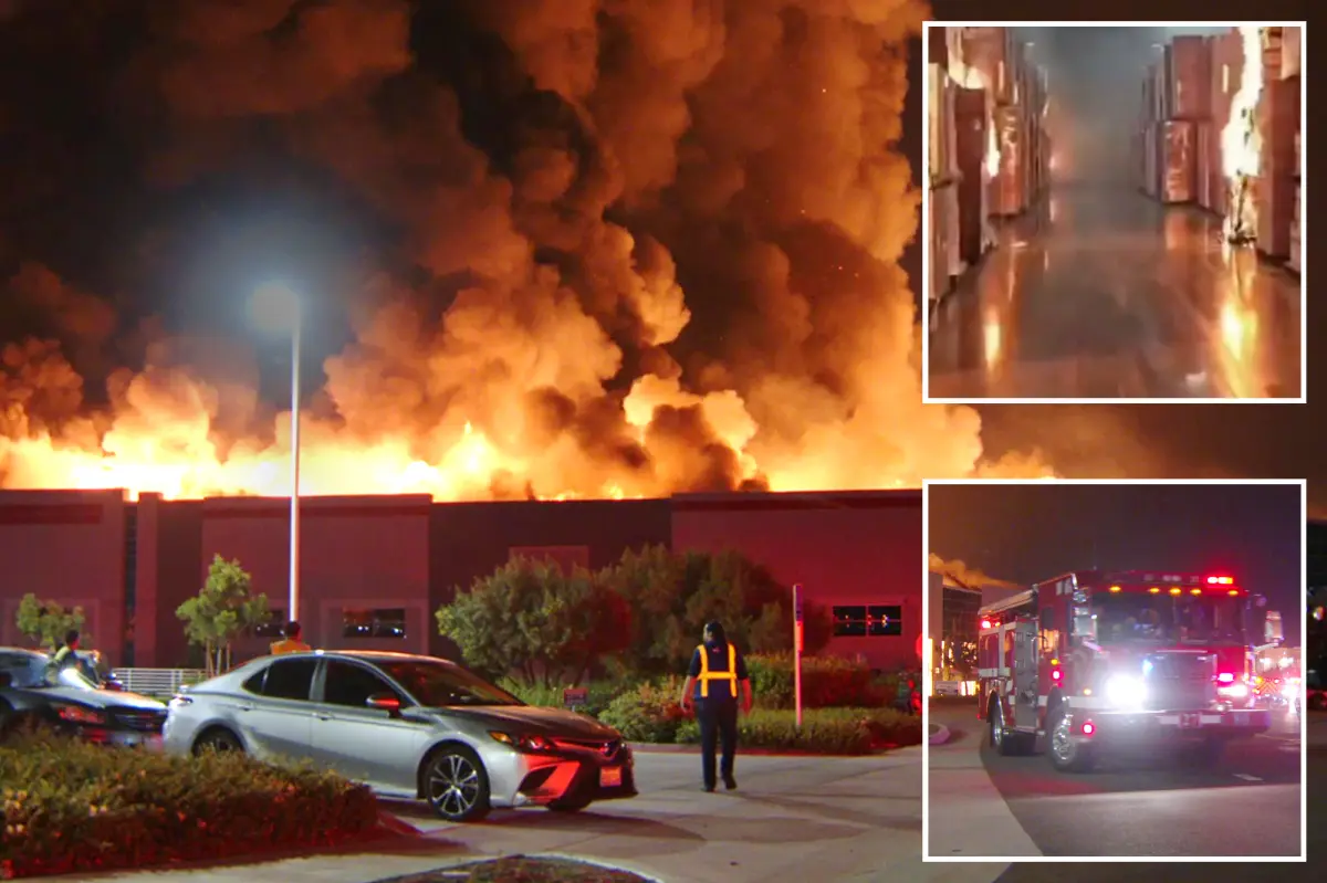 Disgruntled worker accused of setting massive warehouse fire sued his ex employer over lost pay
