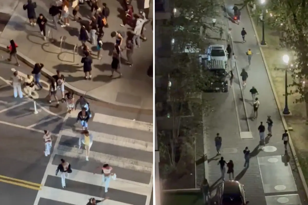 Four arrested after another rowdy mob swarms popular Washington DC waterfront night spot
