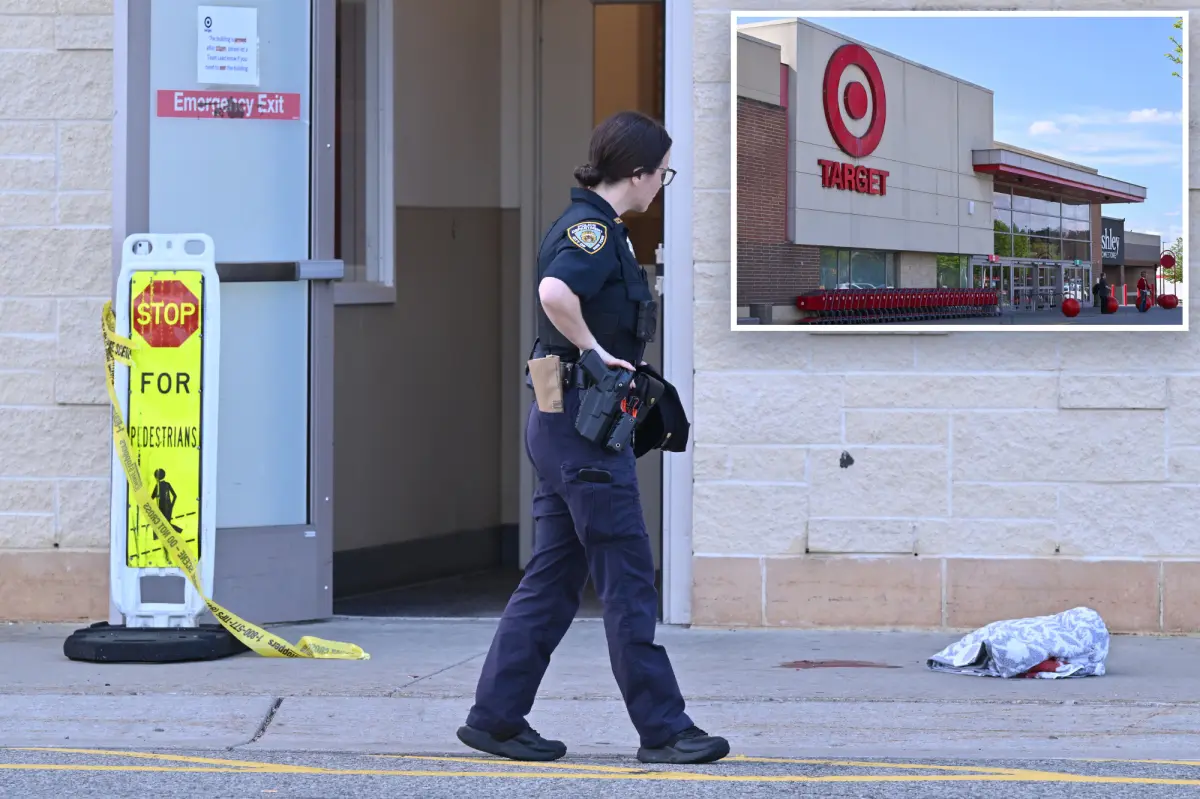 Brazen gunman shoots girlfriend outside NYC Target — then flees on motorcycle, cops say