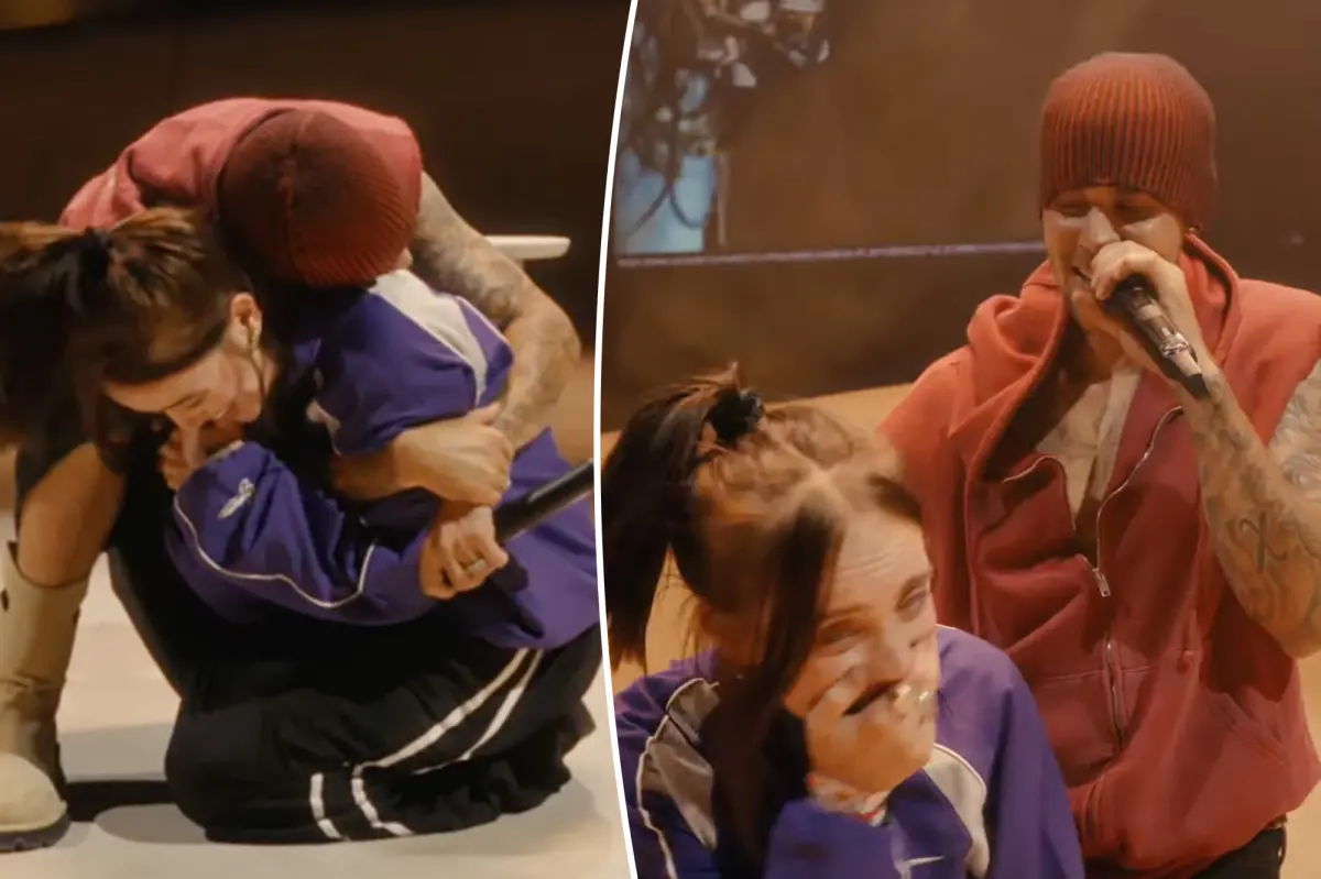Justin Bieber serenades superfan Billie Eilish during second headlining Coachella set