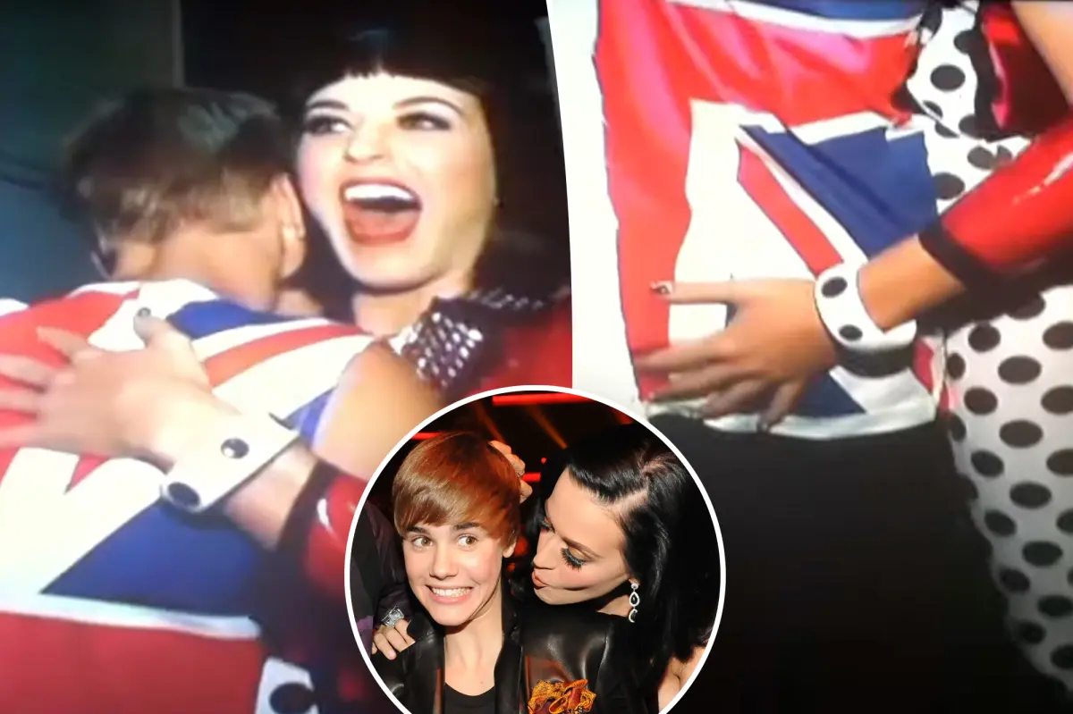 Katy Perry grabs teenage Justin Bieber’s butt at London concert in resurfaced video
