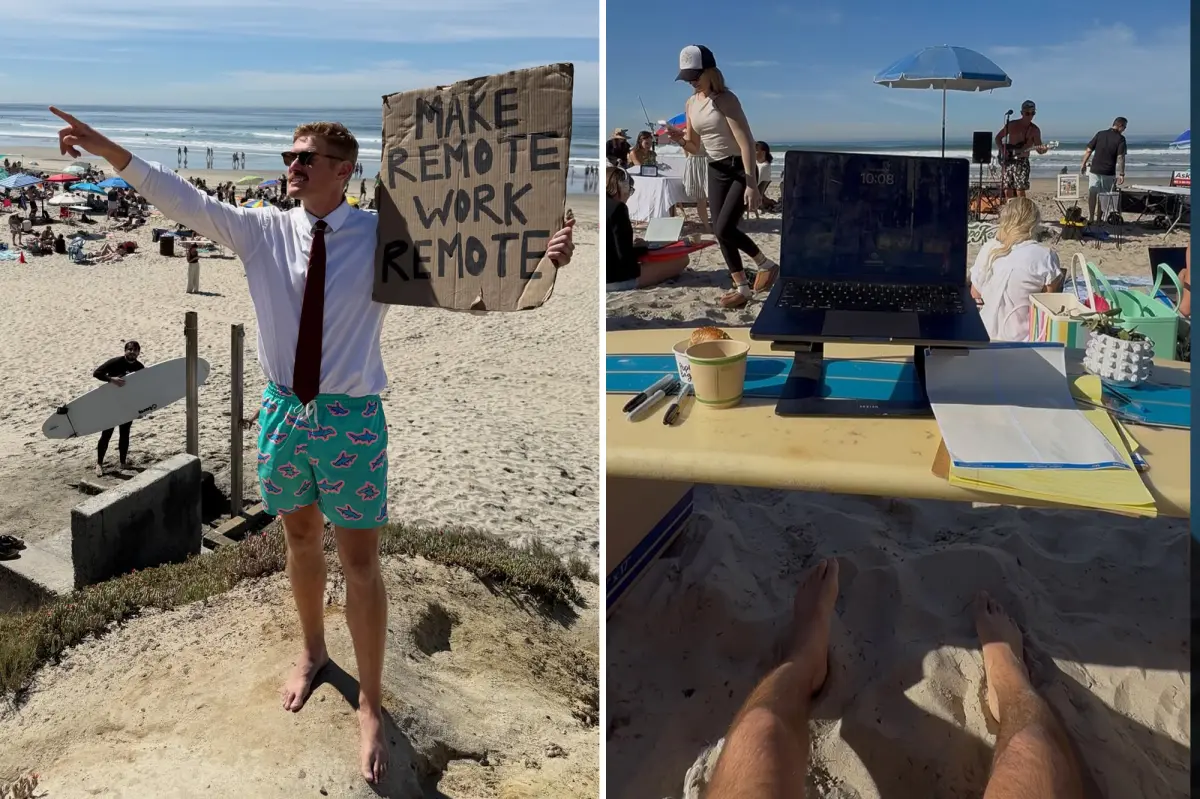 Remote workers descend on San Diego for massive beach meet up — then the city ruined everything