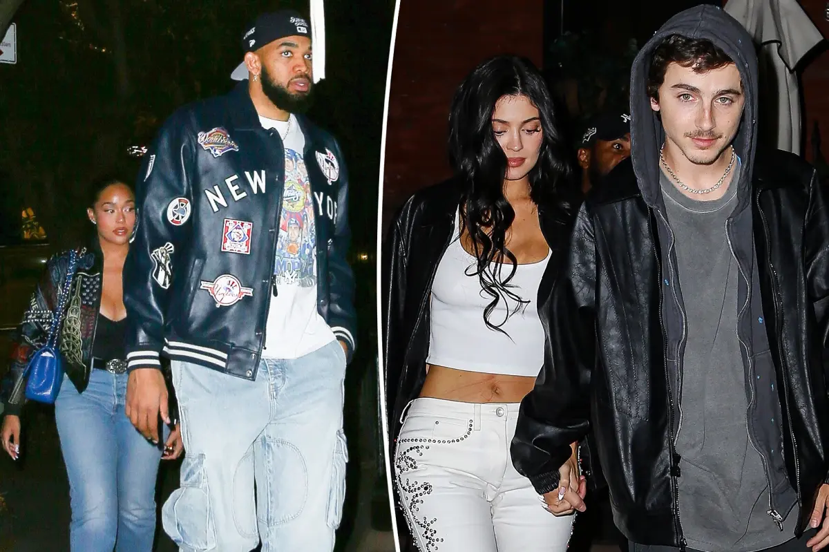 Kylie Jenner and Timothée Chalamet have double date with Jordyn Woods and Karl-Anthony Towns after Knicks game