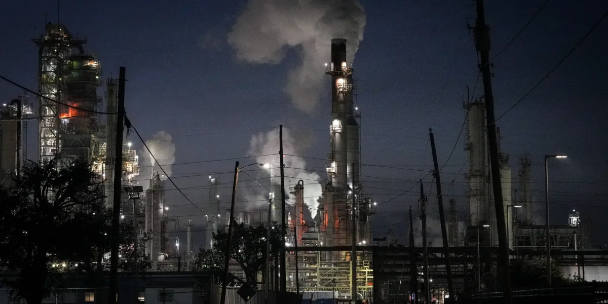 A major U.S. gasoline production hub is in such a severe drought that its refineries may be hobbled. ‘We are actively praying for a hurricane’