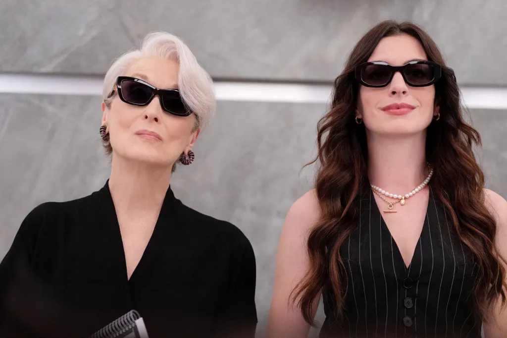 Meryl Streep and Anne Hathaway in "The Devil Wears Prada 2"