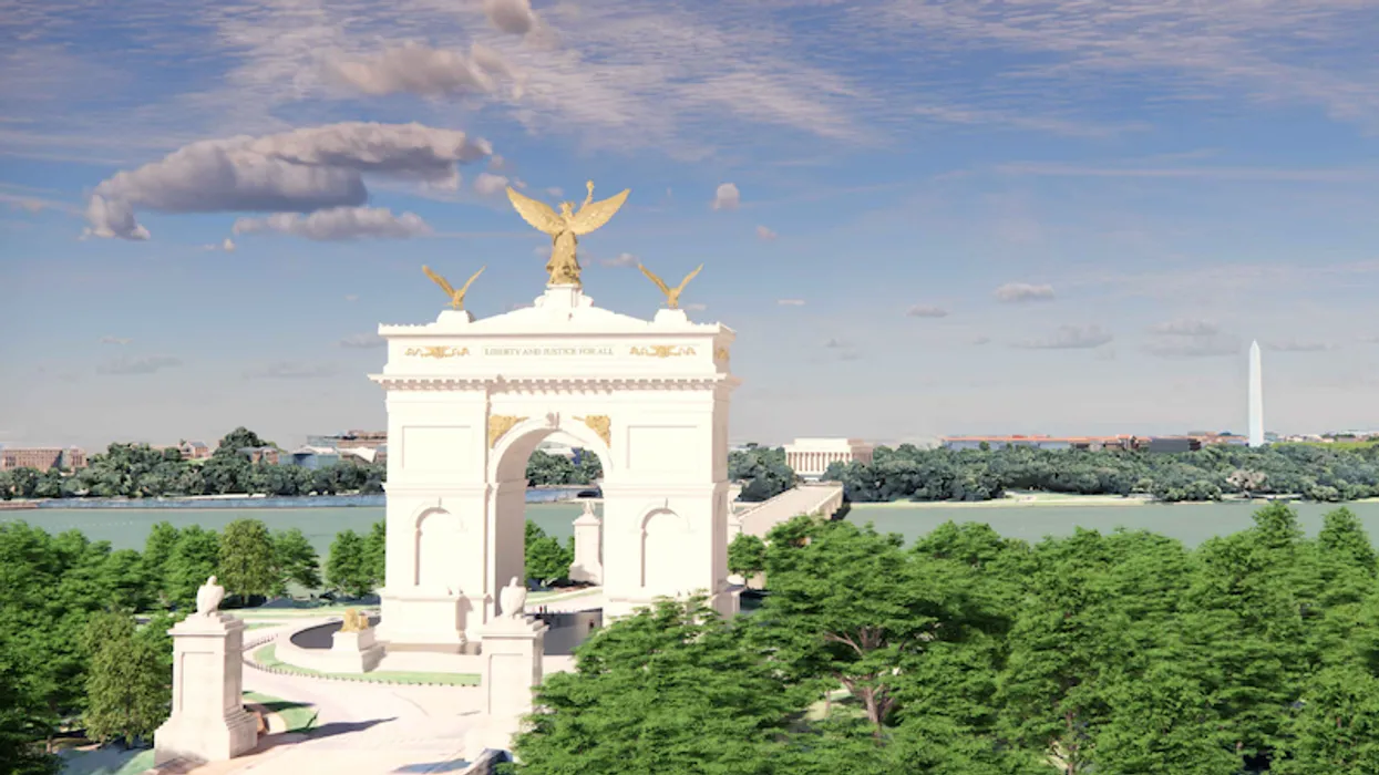 ‘Wasteful, gaudy, disruptive’: Massive scale of Trump’s arch would radically alter DC