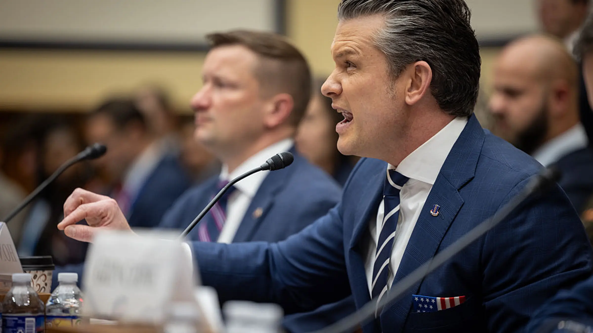 In Hostile Hearing, Democrats Accuse Hegseth of Misleading Public on Iran War Progress