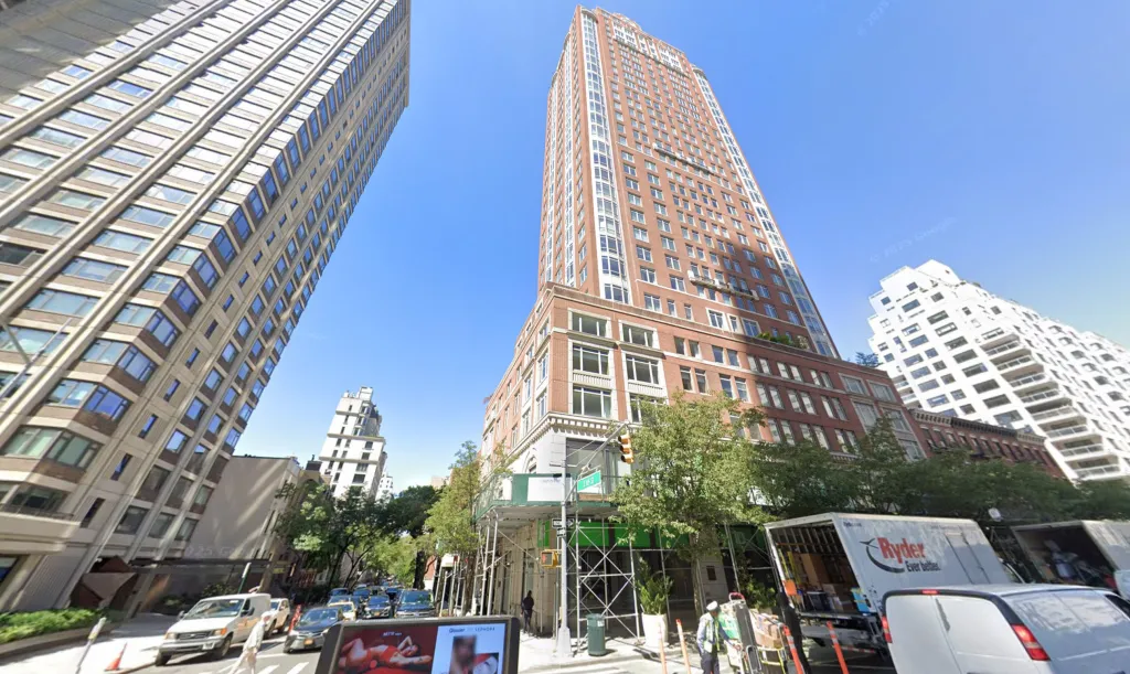 The exterior of the Chatham condominium on Manhattan's East Side.