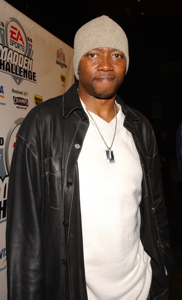 TK Carter at the 2004 EA Sports Madden Challenge Finals Kick Off Party.