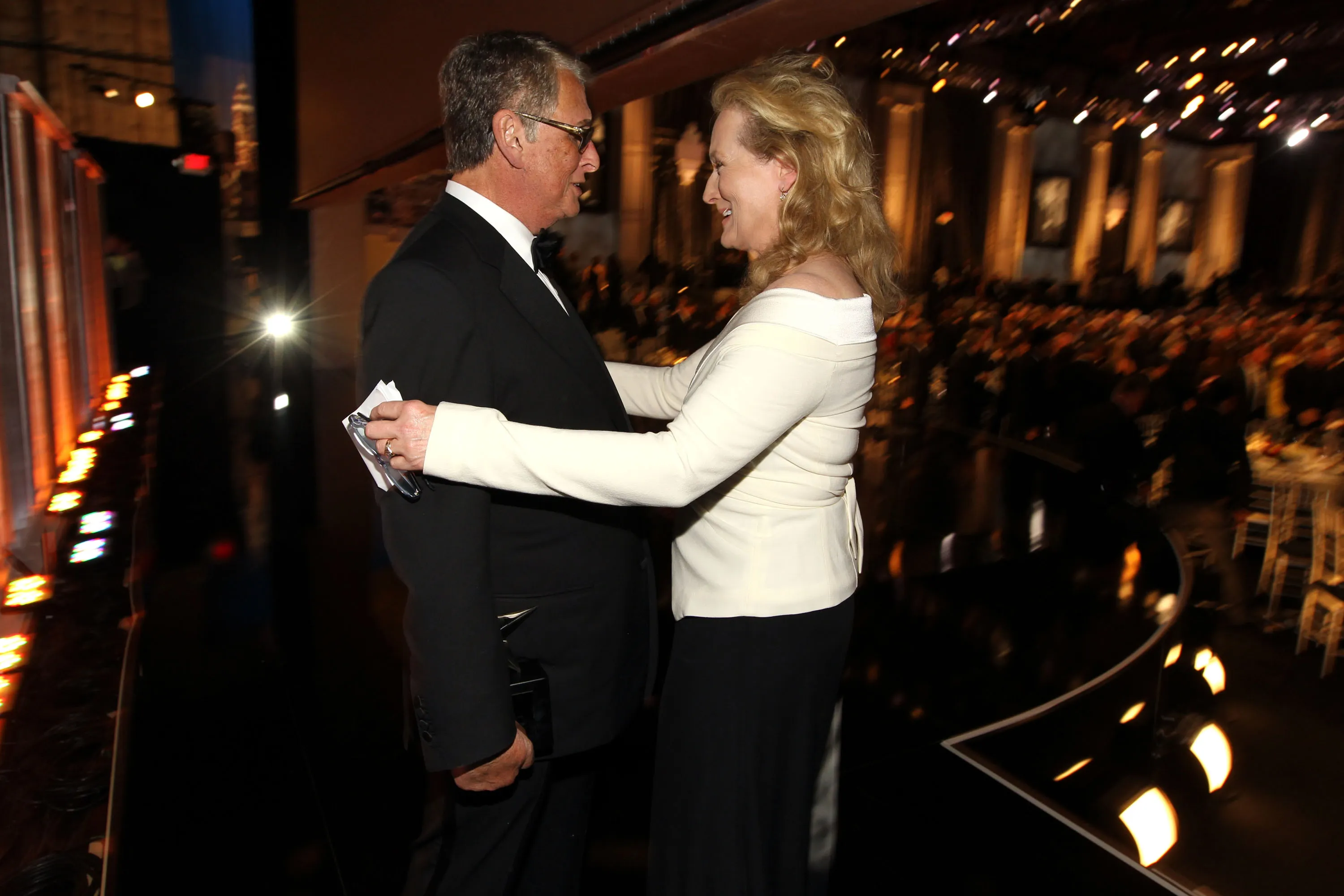 Mike Nichols and Meryl Streep during the 38th AFI Life Achievement Award.
