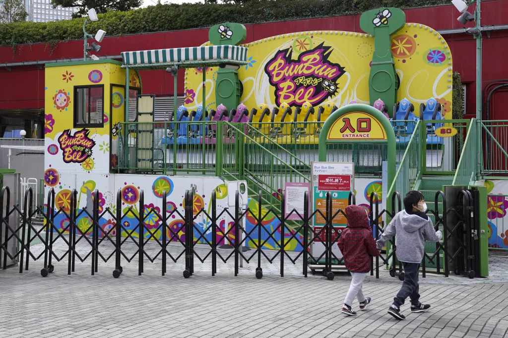 The incident occurred at Tokyo Dome City Attractions on the "Flying Balloon" ride on Tuesday, the company said.