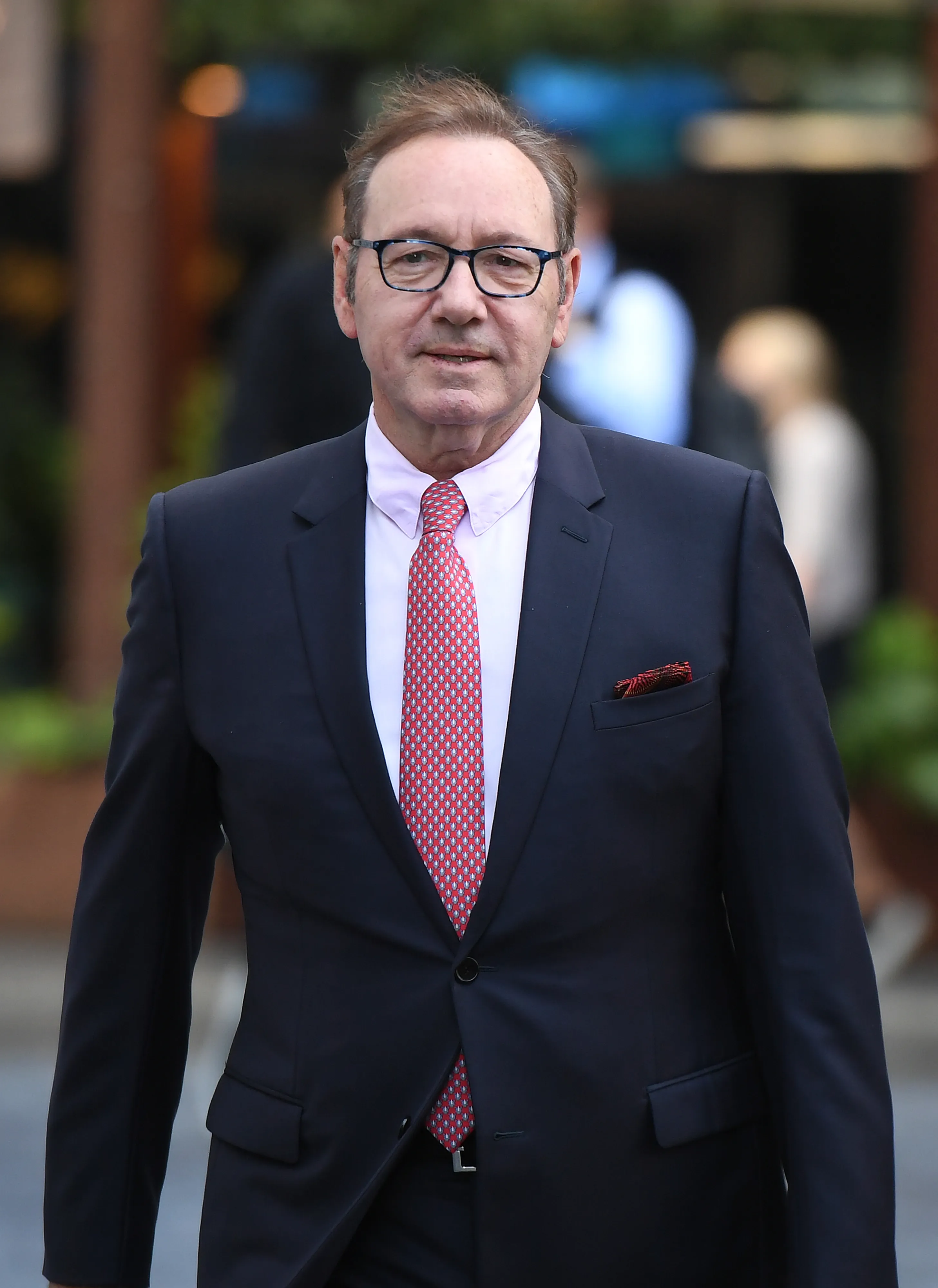 Kevin Spacey arrives at court in London in July 2023