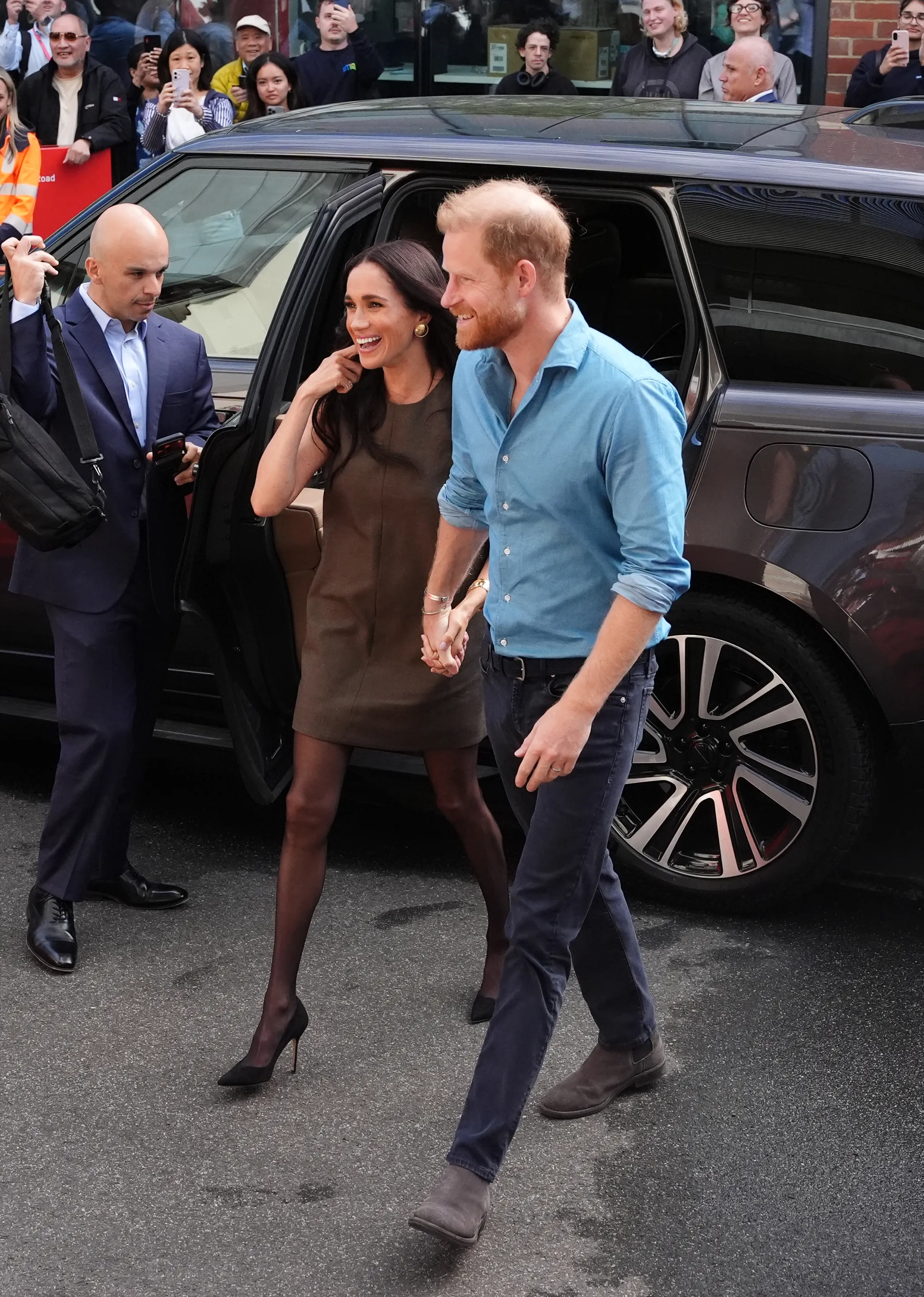 Meghan Markle and Prince Harry in Melbourne on April 16