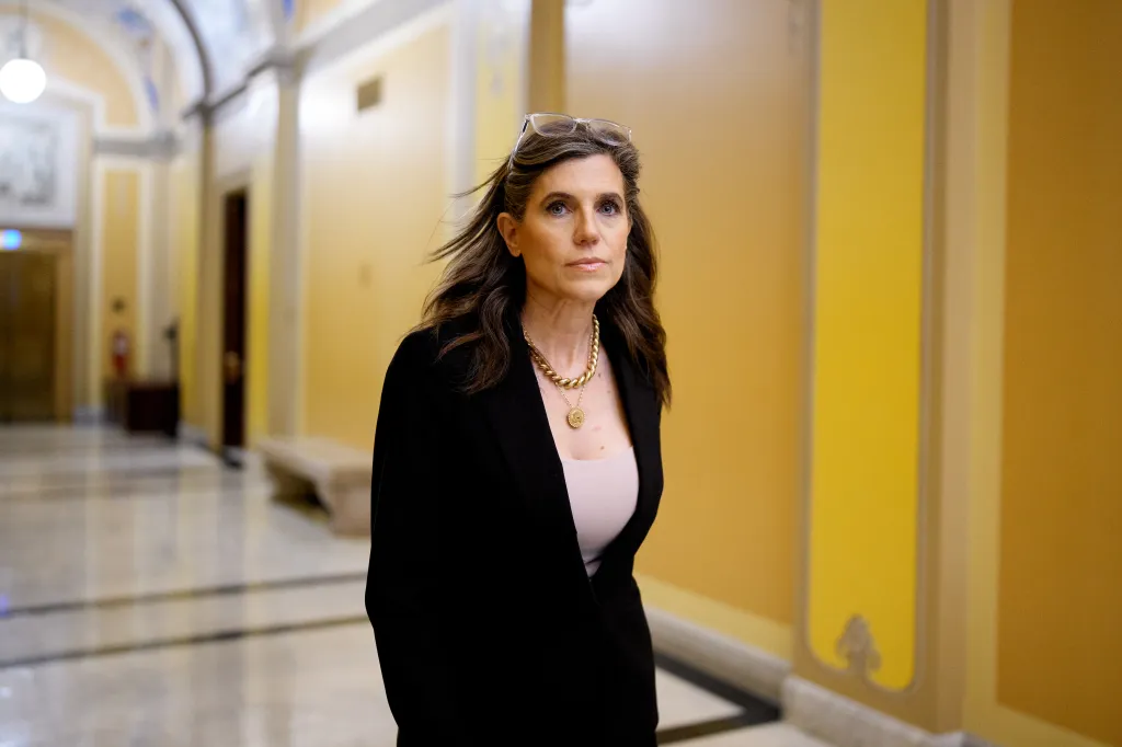 Rep. Nancy Mace departing the U.S. Capitol Building.