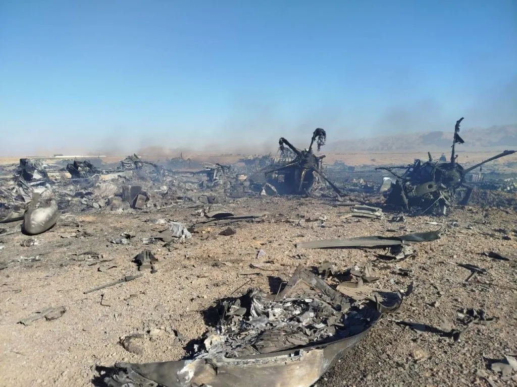 Wreckage of a downed US aircraft found in Iran.