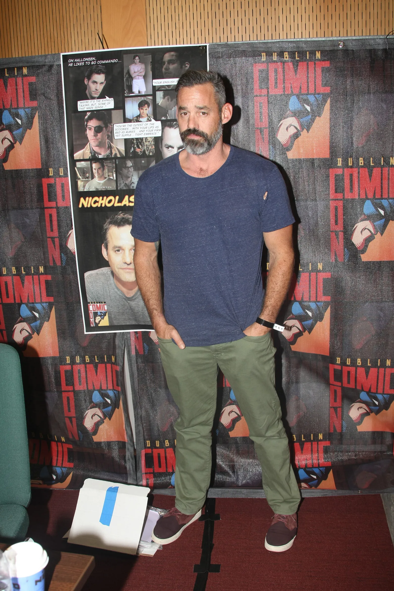 Nicholas Brendon at Dublin Comic Con.