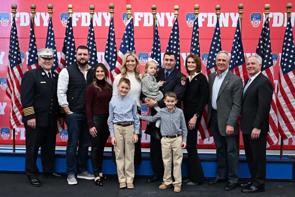 James Dowdell and his family.