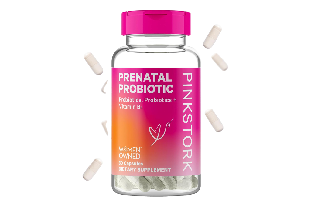 Pink Stork Prenatal Prebiotics, Probiotics + Vitamin B6