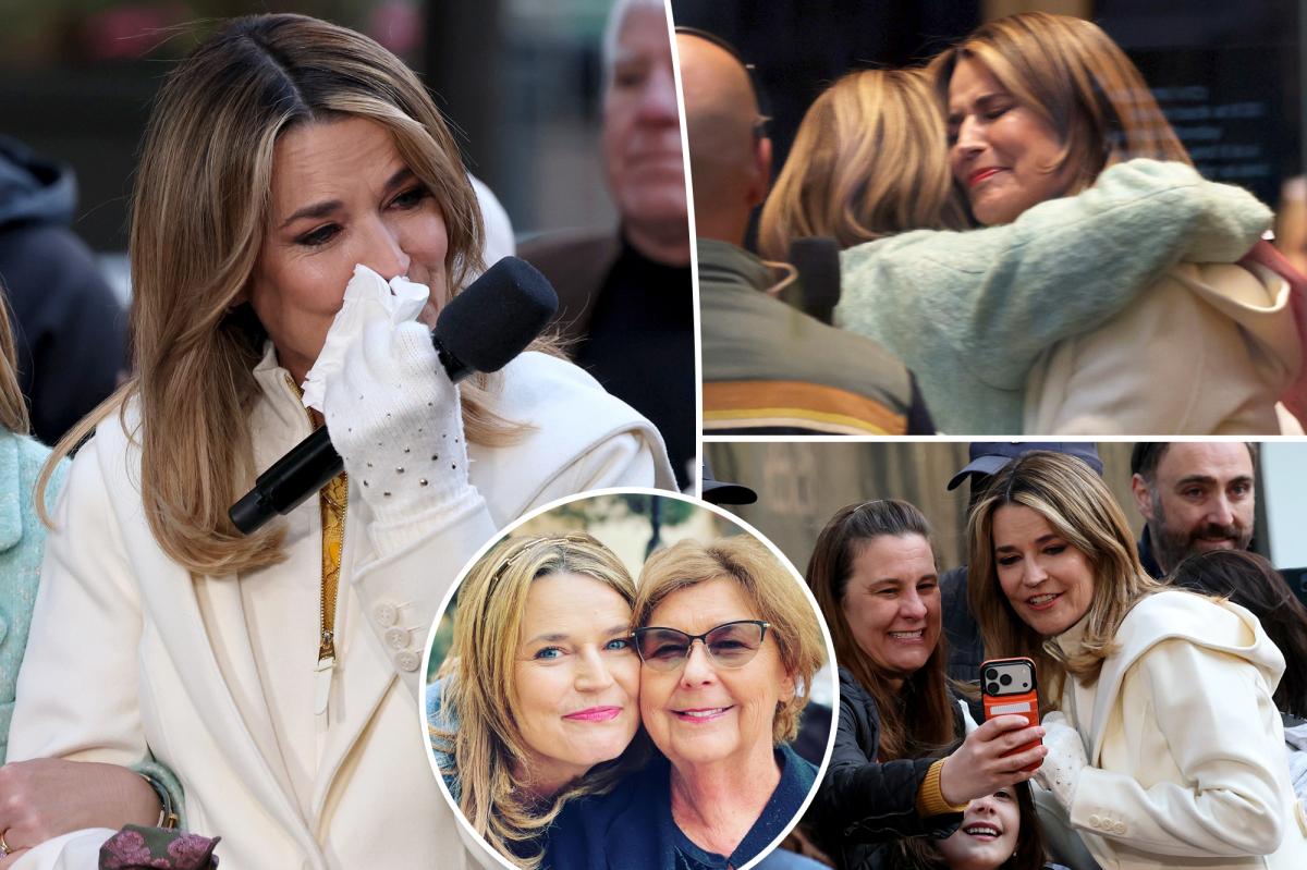 Savannah Guthrie tears up greeting ‘Today’ fans on first day back since mom Nancy’s disappearance