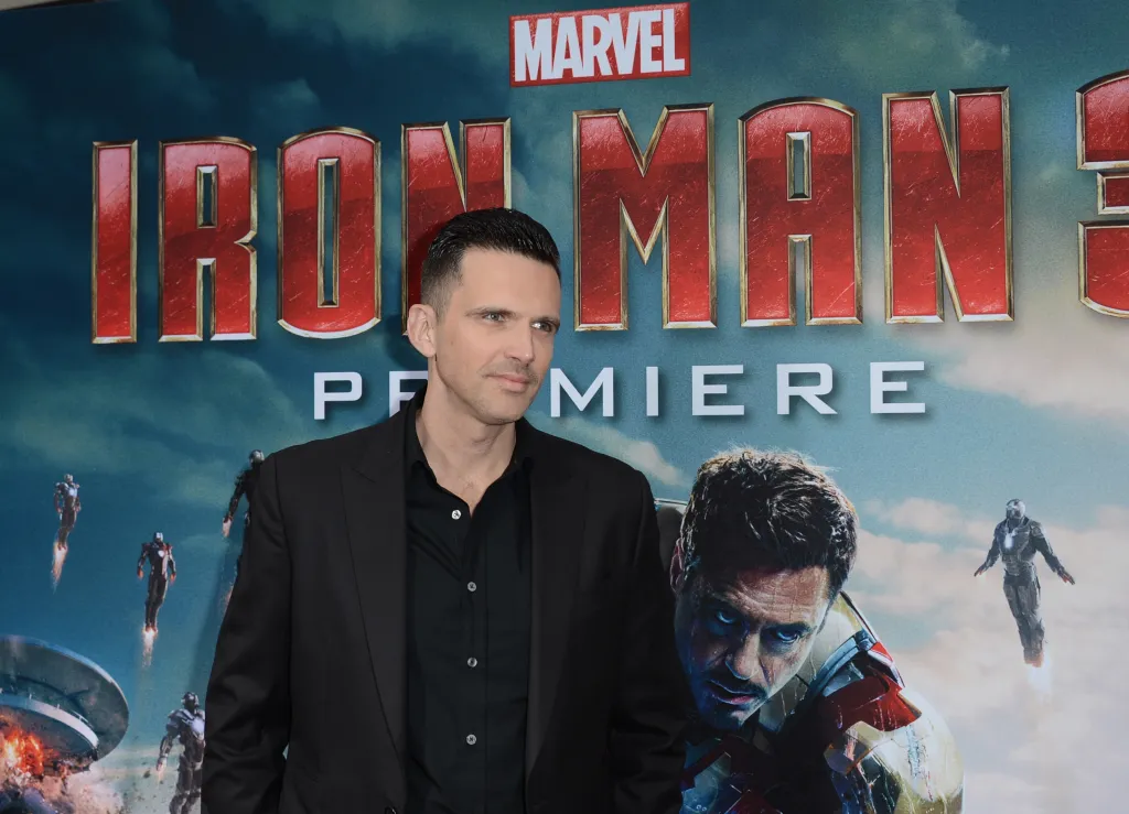 Actor Ashley Hamilton at the premiere of "Iron Man 3"