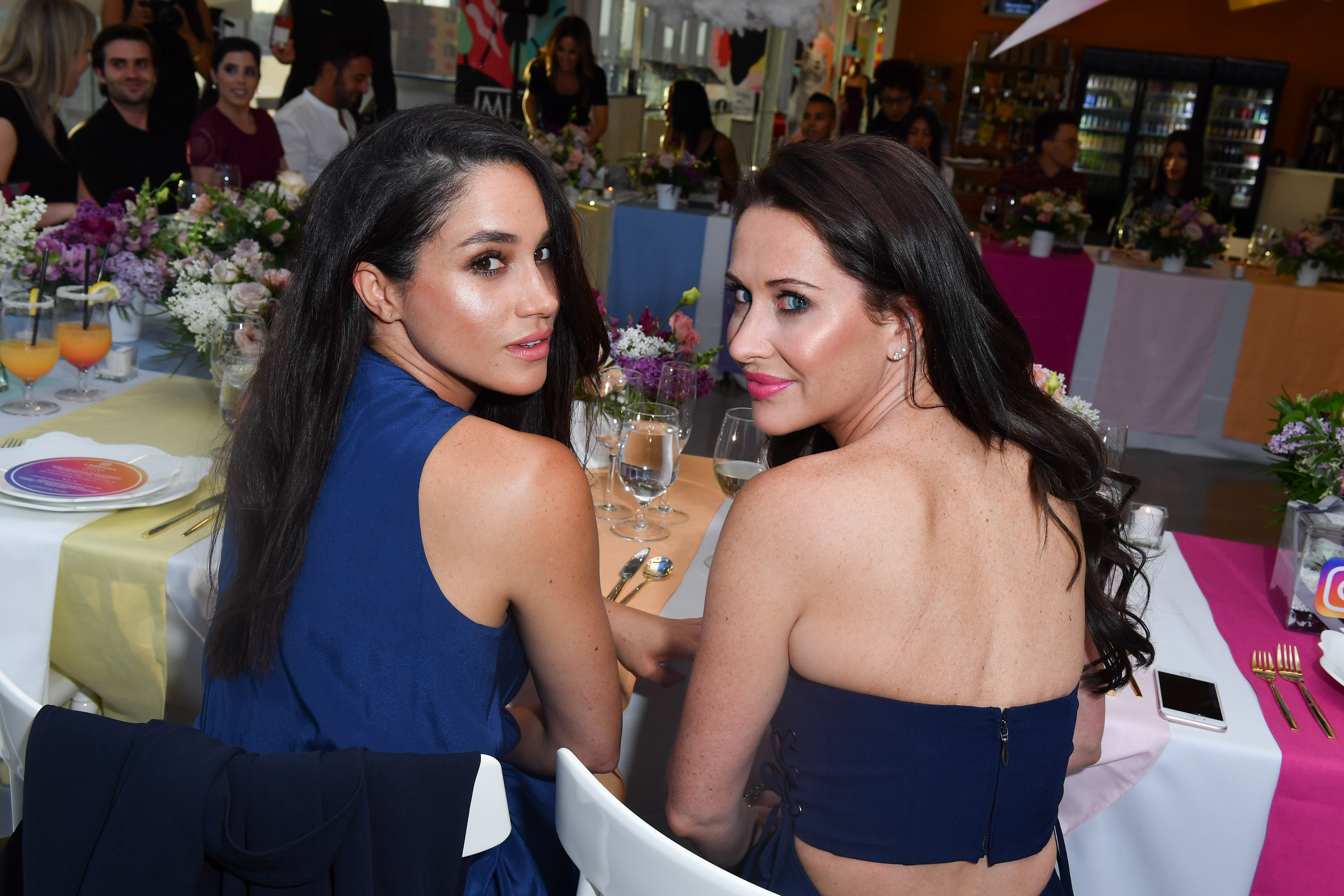 Meghan Markle and Jessica Mulroney at the Instagram Dinner.