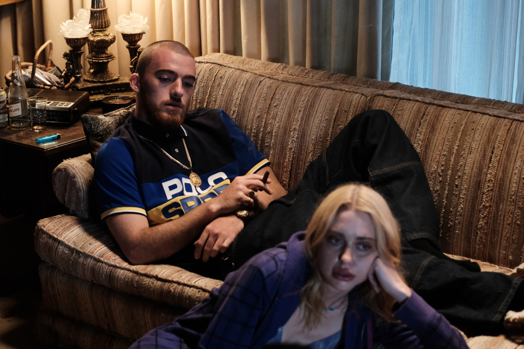 Angus Cloud as Fezco and Chloe Cherry as Faye from the HBO Max series "Euphoria."