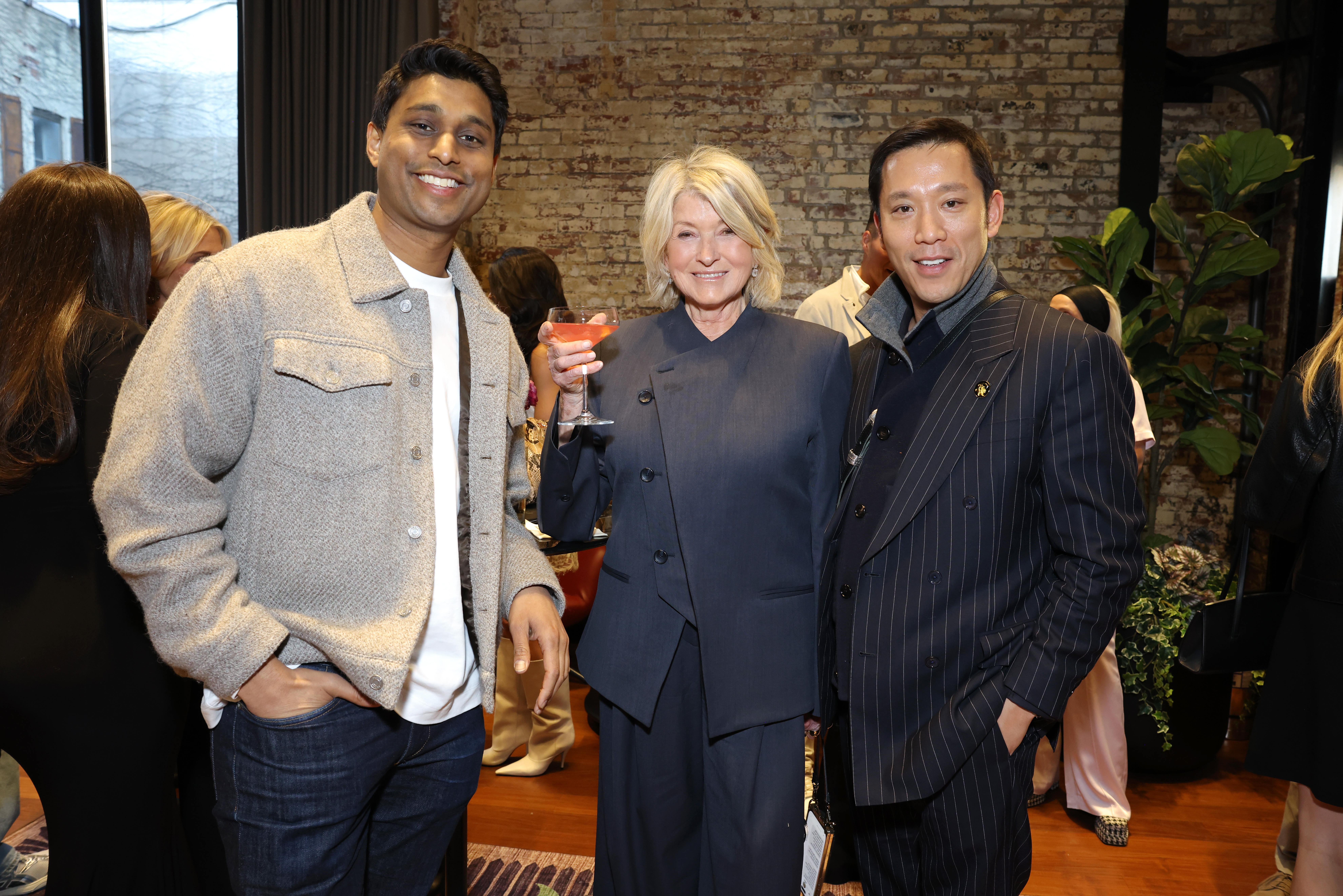 Ankur Jain, Martha Stewart and Simon Kim