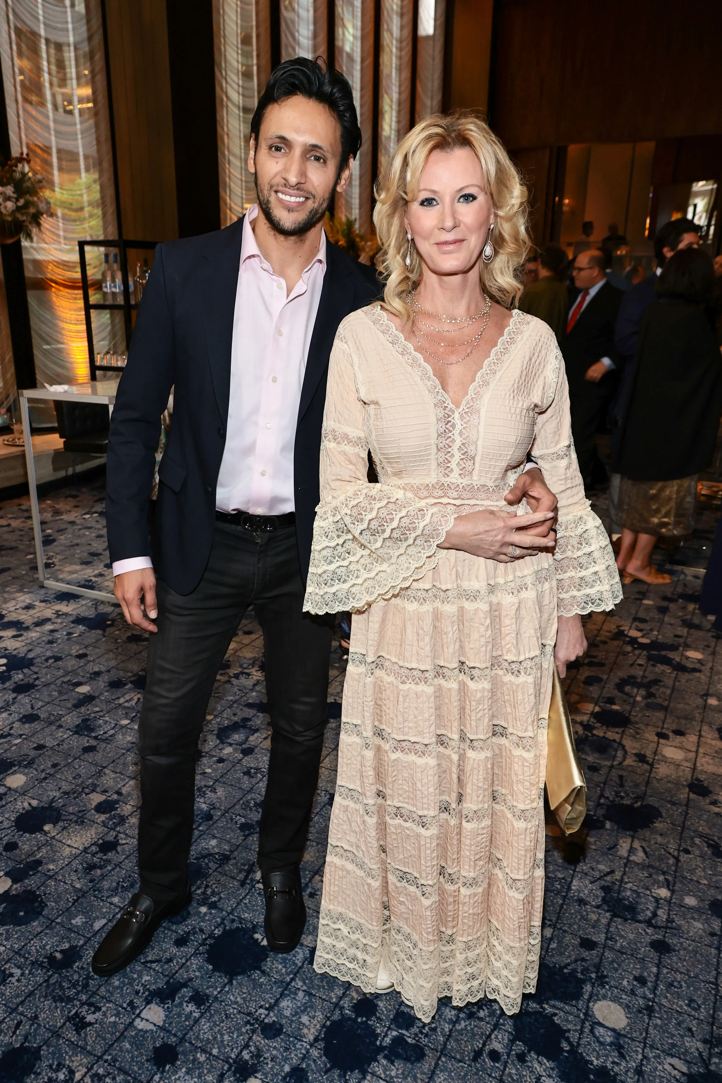 Ben Youcef and Sandra Lee attending The Hollywood Reporter Most Powerful People In Media.