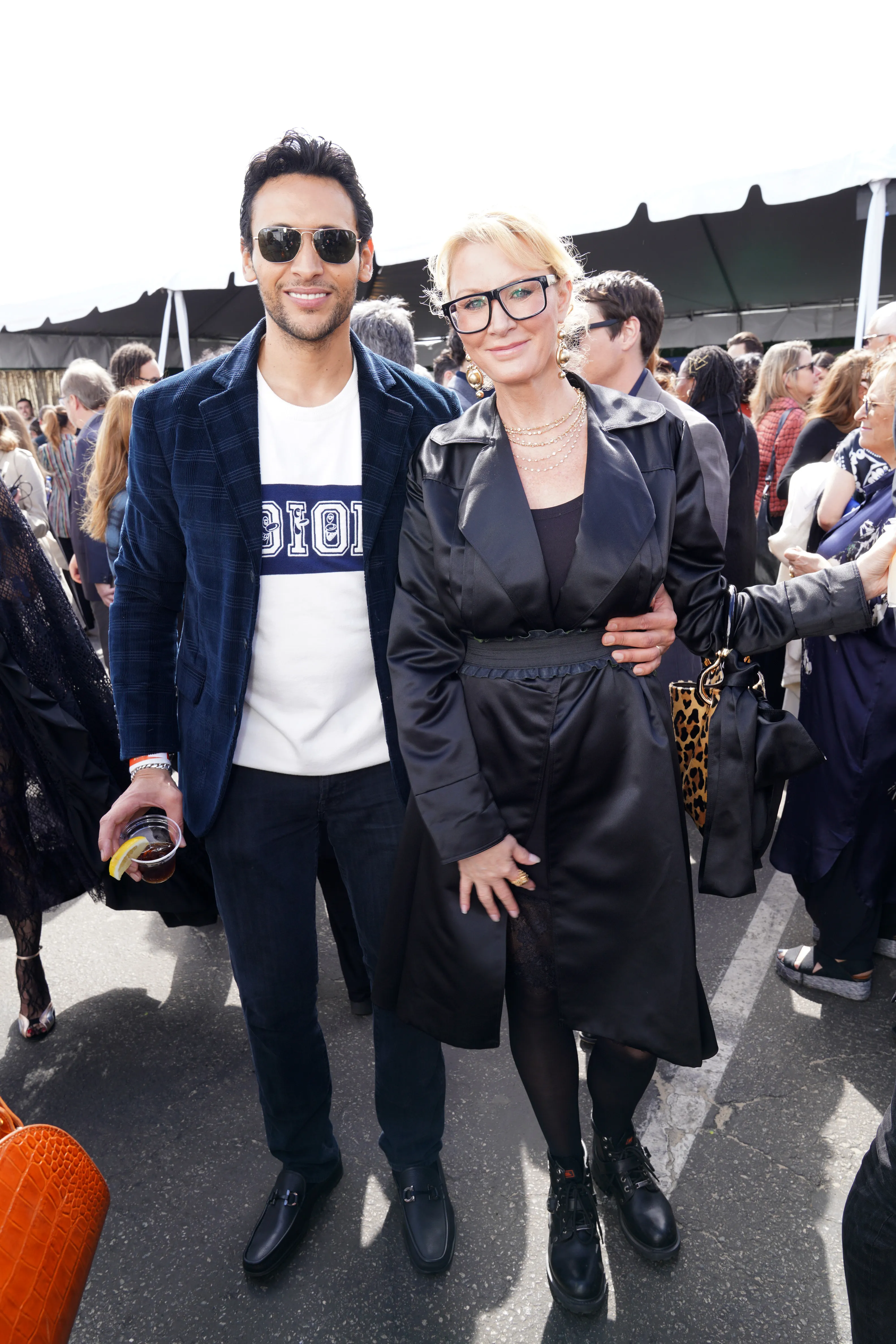 Ben Youcef and Sandra Lee attending the 2023 Film Independent Spirit Awards.