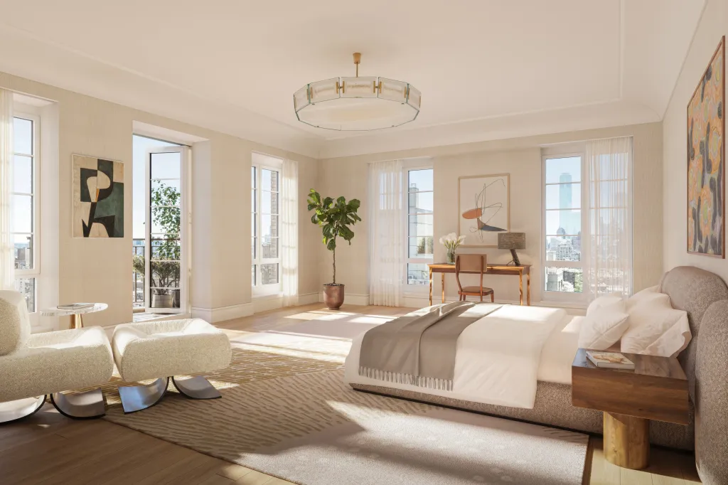 One of the bedrooms on offer.