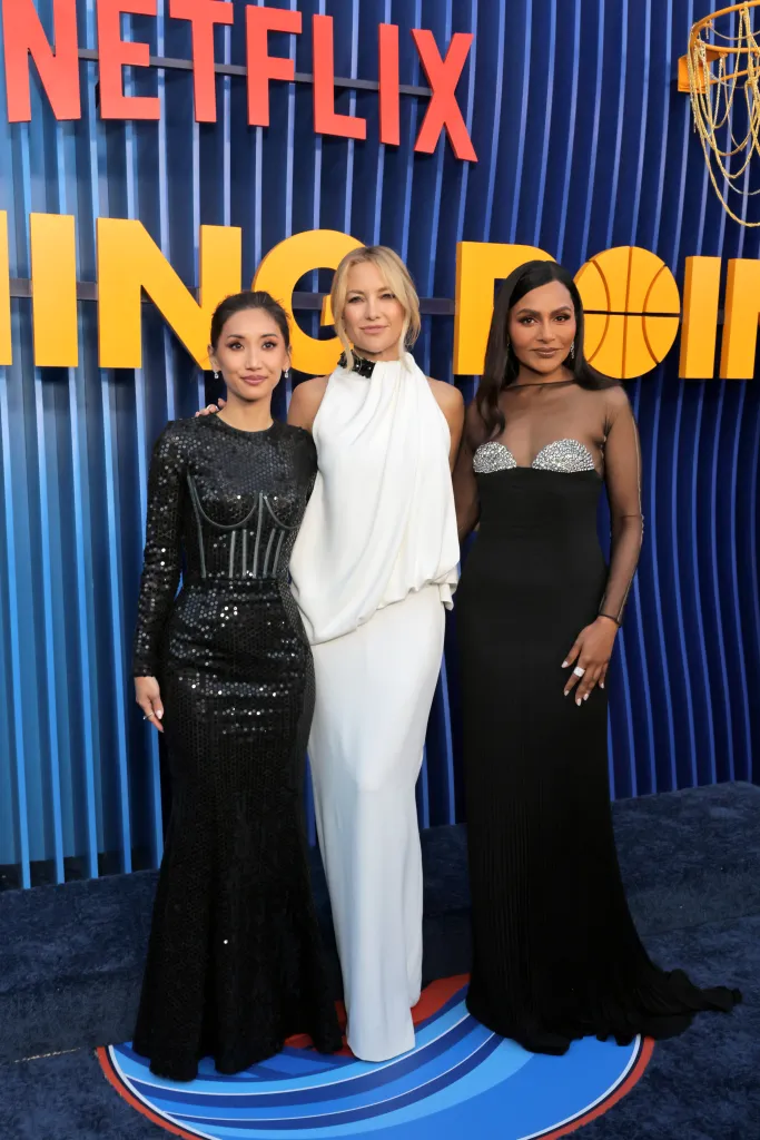 Brenda Song, Kate Hudson and Mindy Kaling at Netflix's 