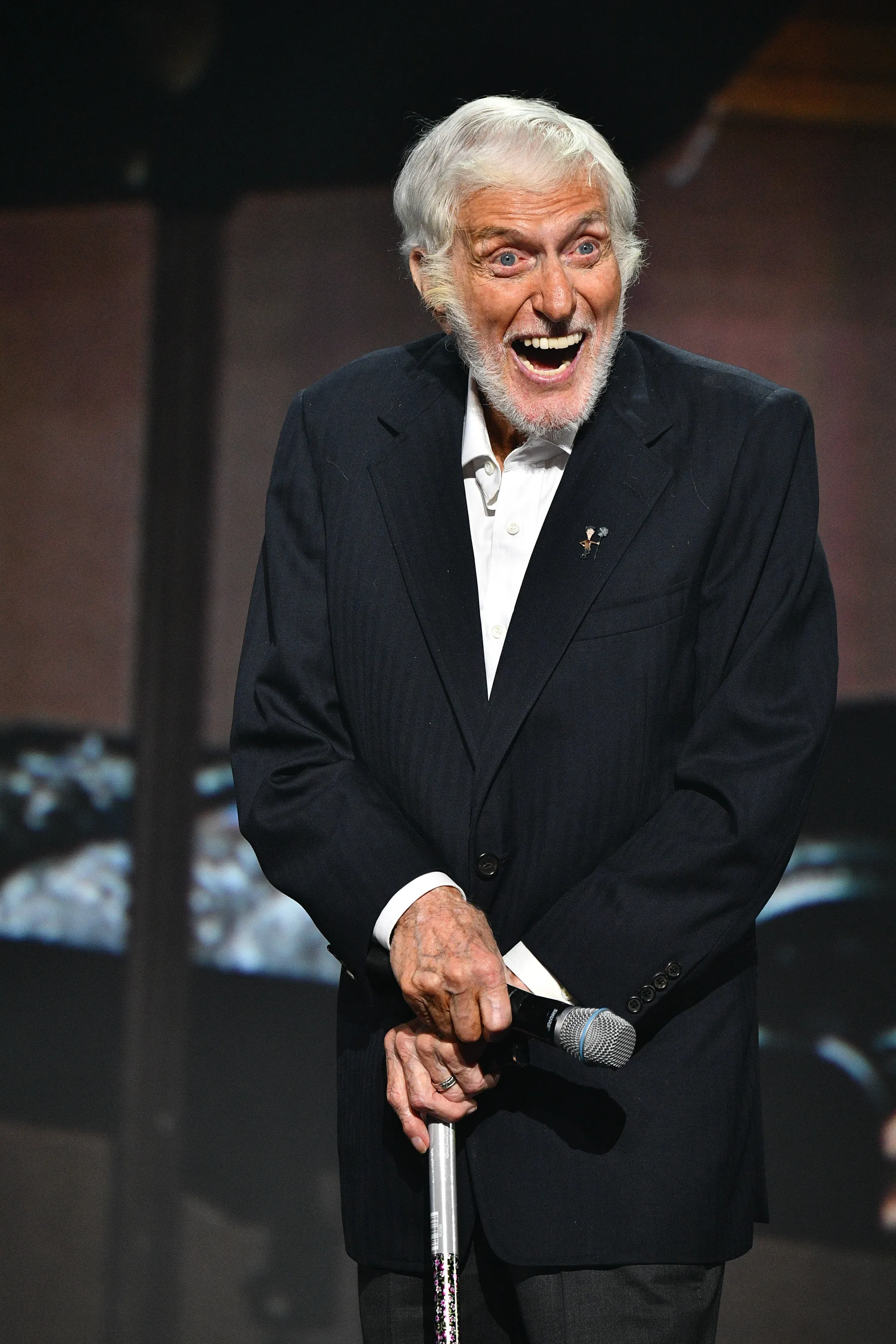 Dick Van Dyke on stage at the D23 Expo 2019.