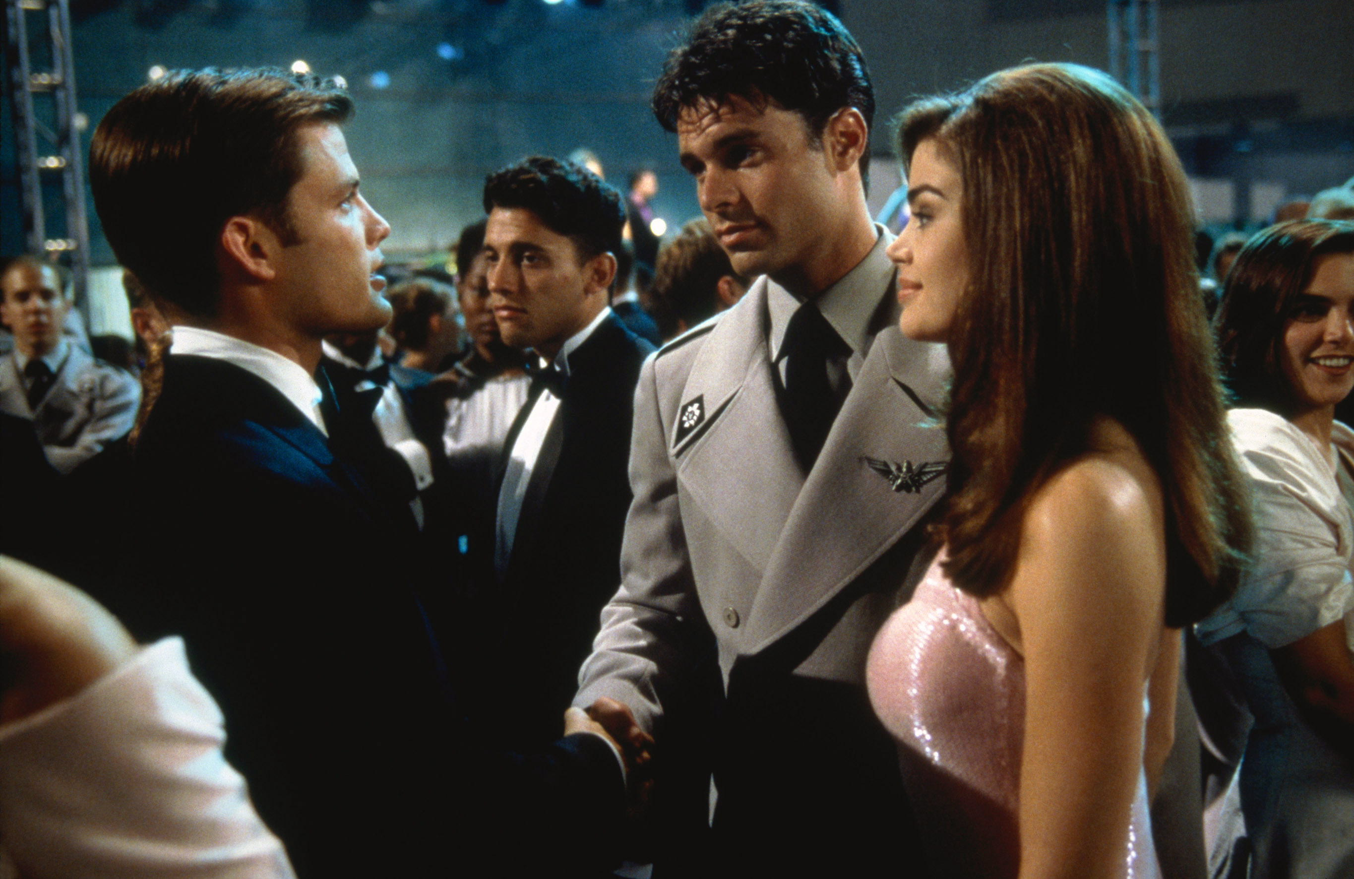 Casper Van Dien, Patrick Muldoon, Denise Richards in "Starship Troopers"