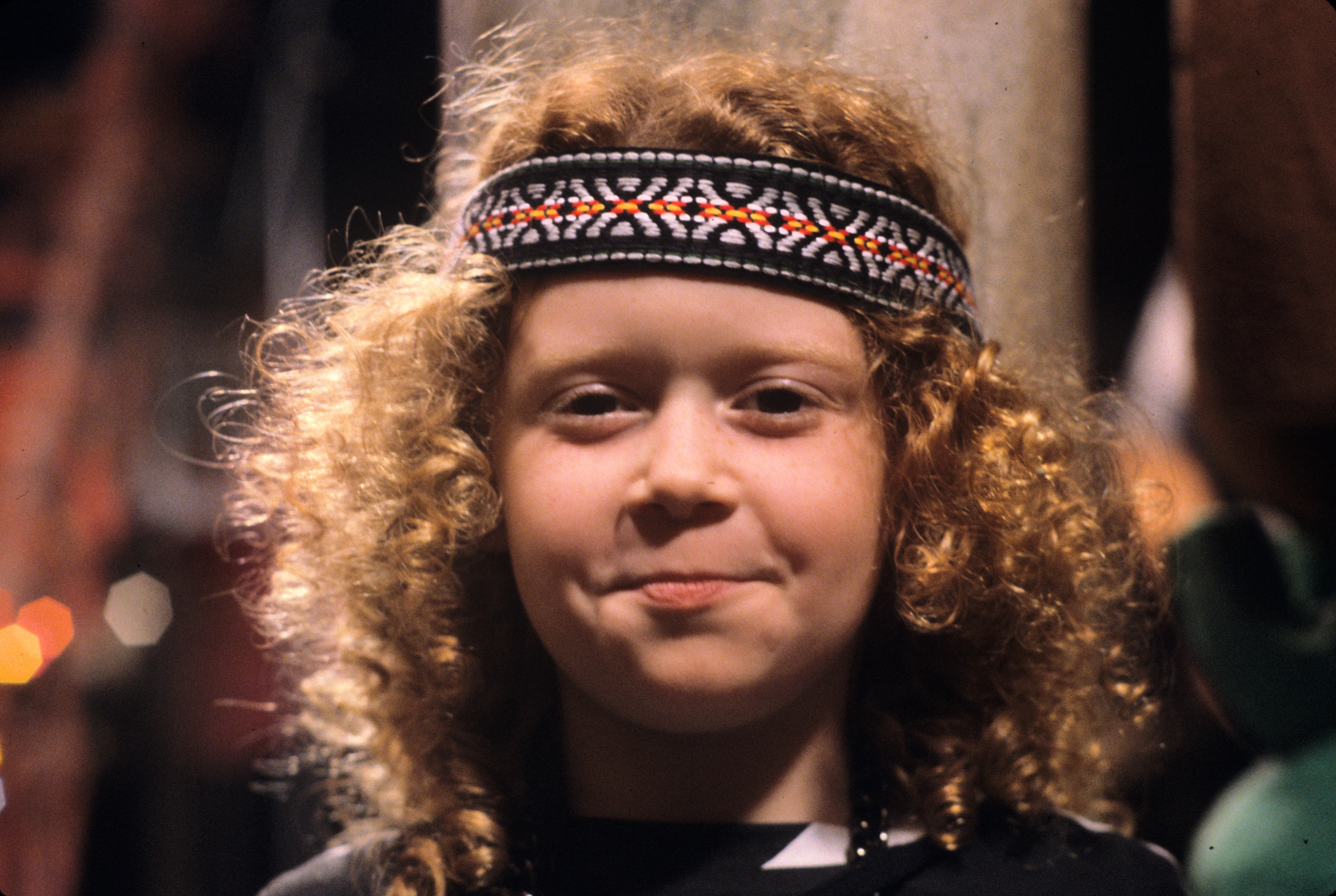 Natasha Lyonne in a publicity still from the children's television show 'Pee Wee's Playhouse'.
