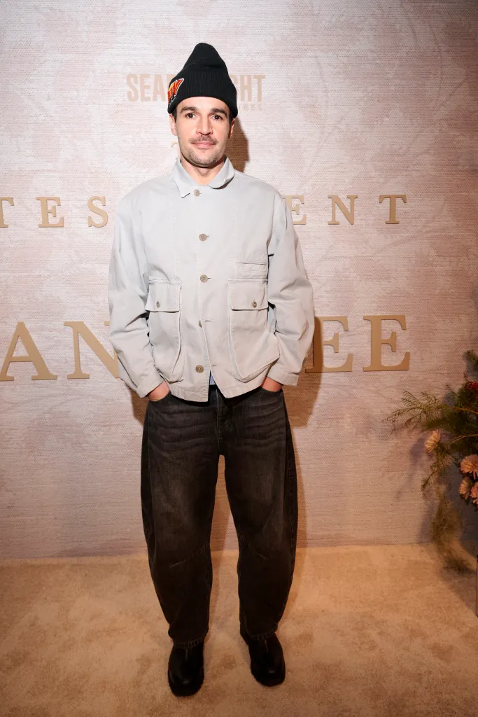 Christopher Abbott at "The Testament of Ann Lee" screening.