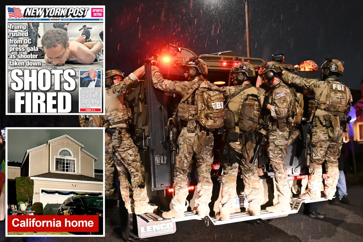 FBI raids home of suspected White House Correspondents’ Dinner shooter Cole Allen outside Los Angeles