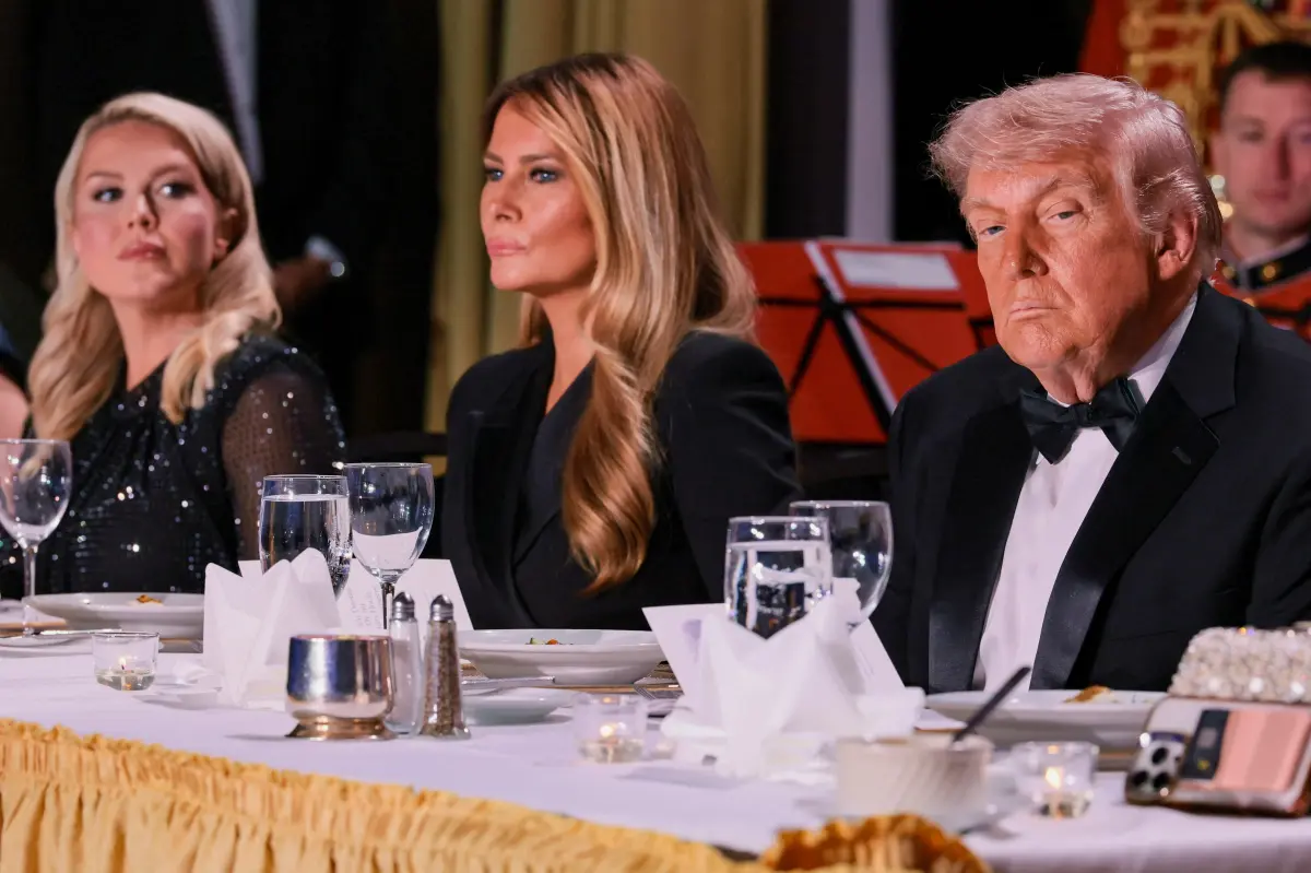Trump rushed out of White House Correspondents’ Dinner after shots fired outside ballroom, gunman down