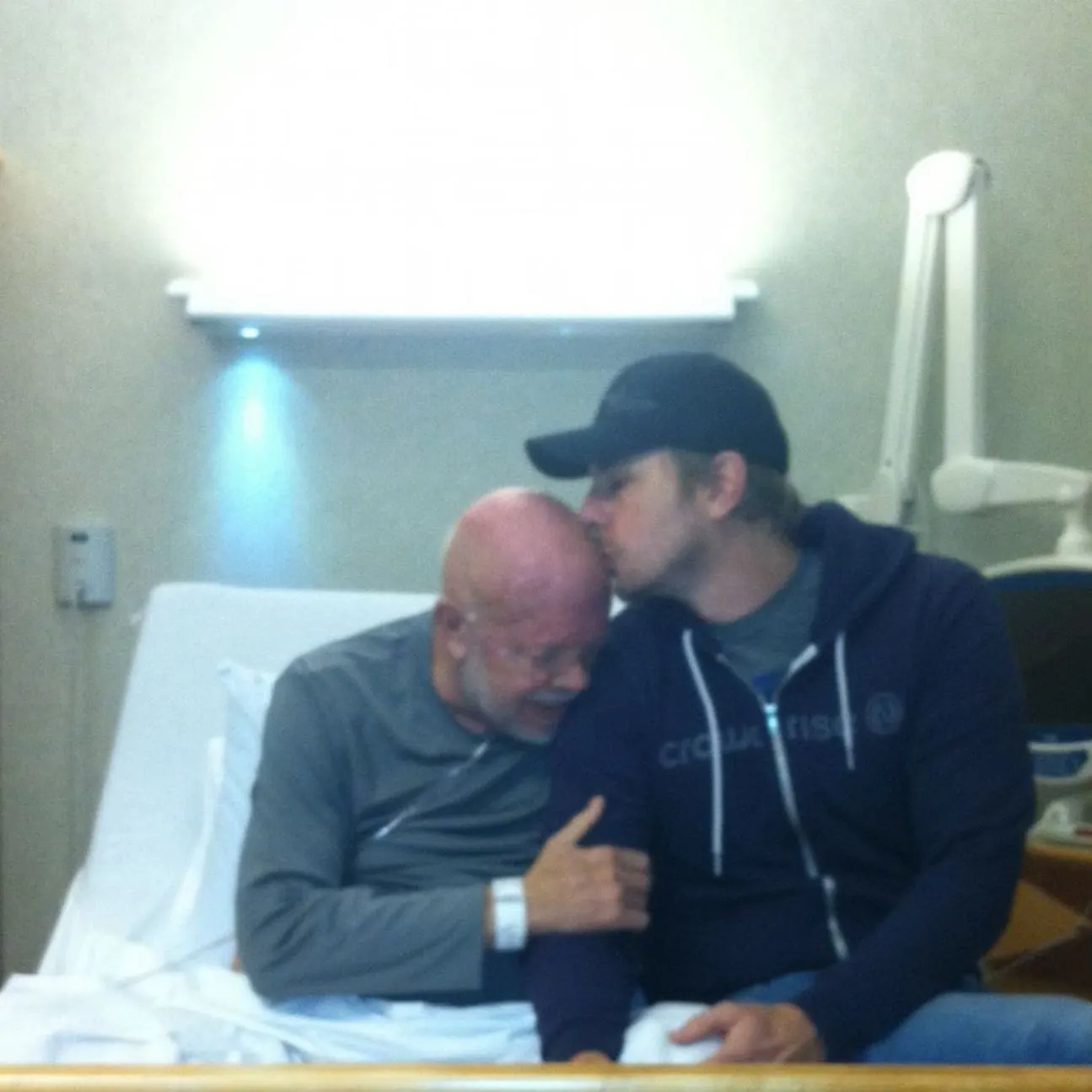 Dax Shepard with his late father